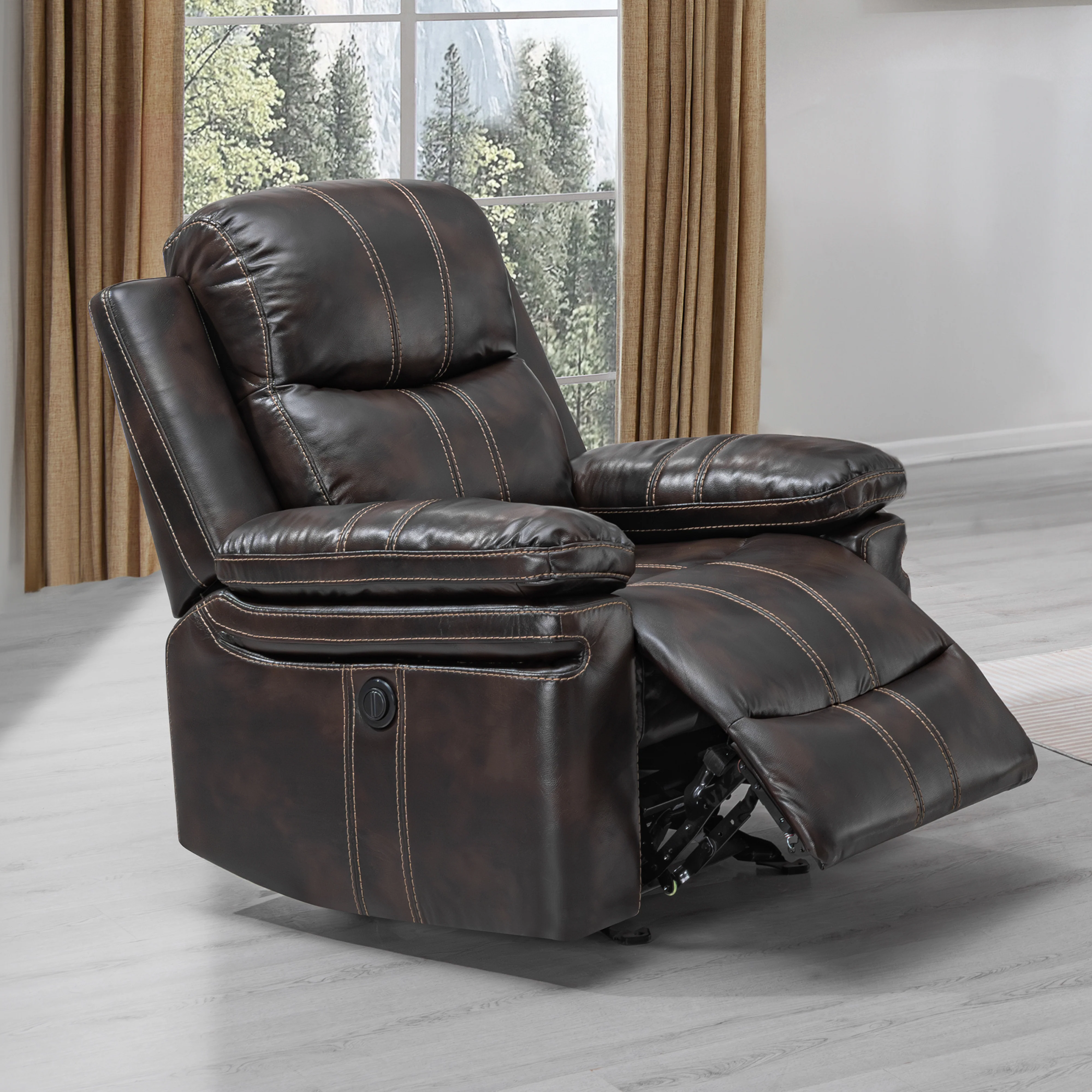Kellen Glider Recliner W/Pwr Fr-Brown - Image 6