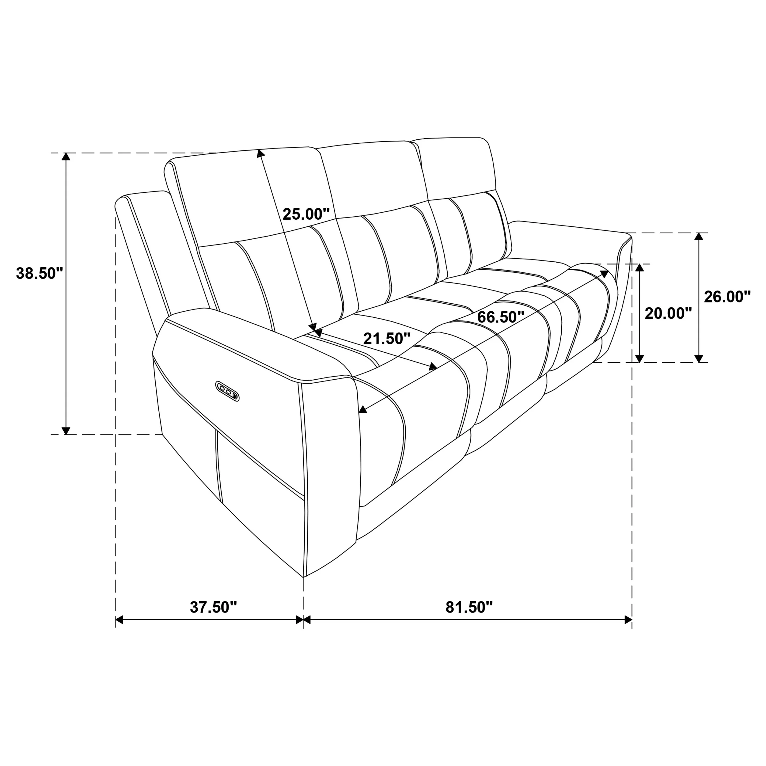 Kennett Power Reclining Sofa - Image 23