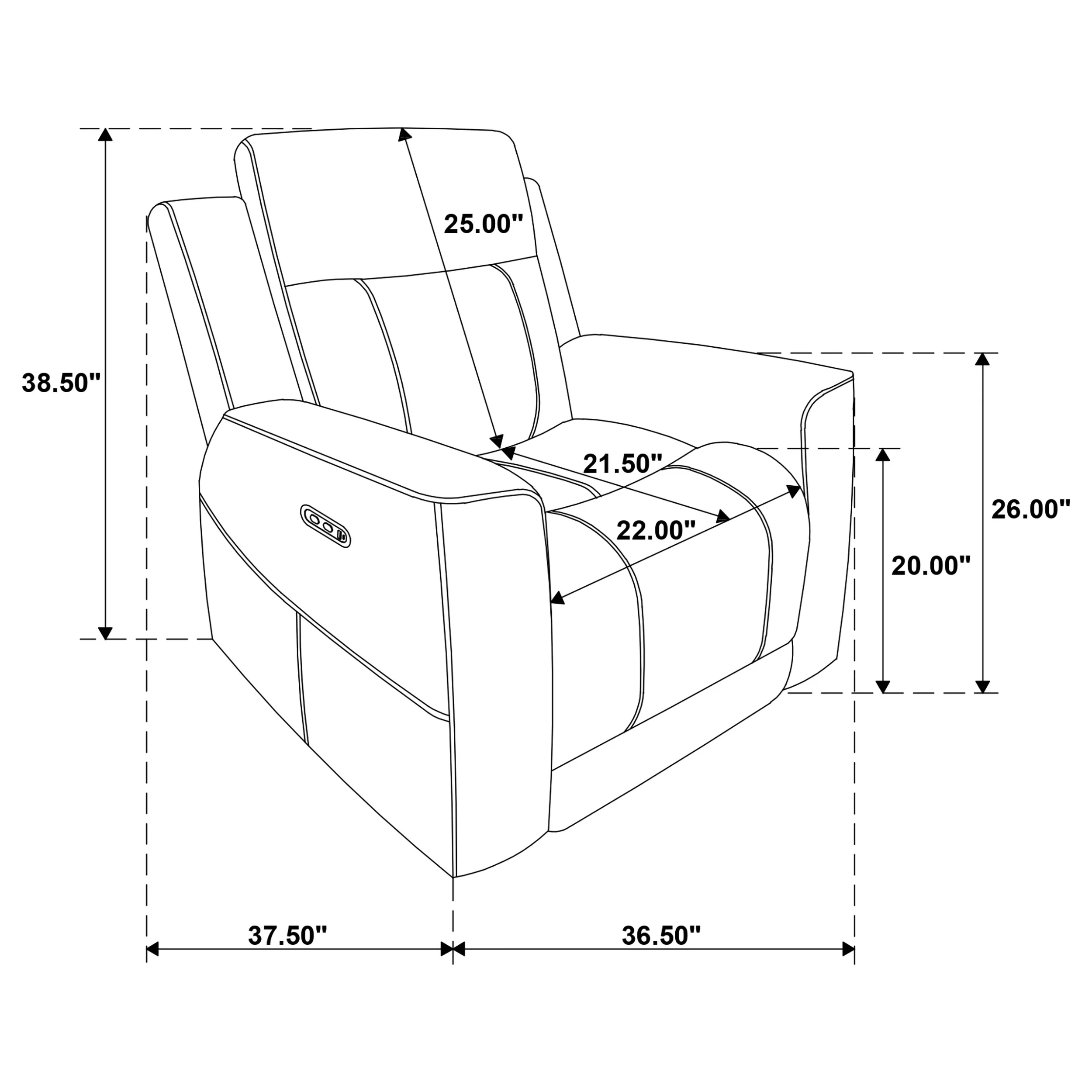 Kennett Power Reclining Sofa Set - Image 36