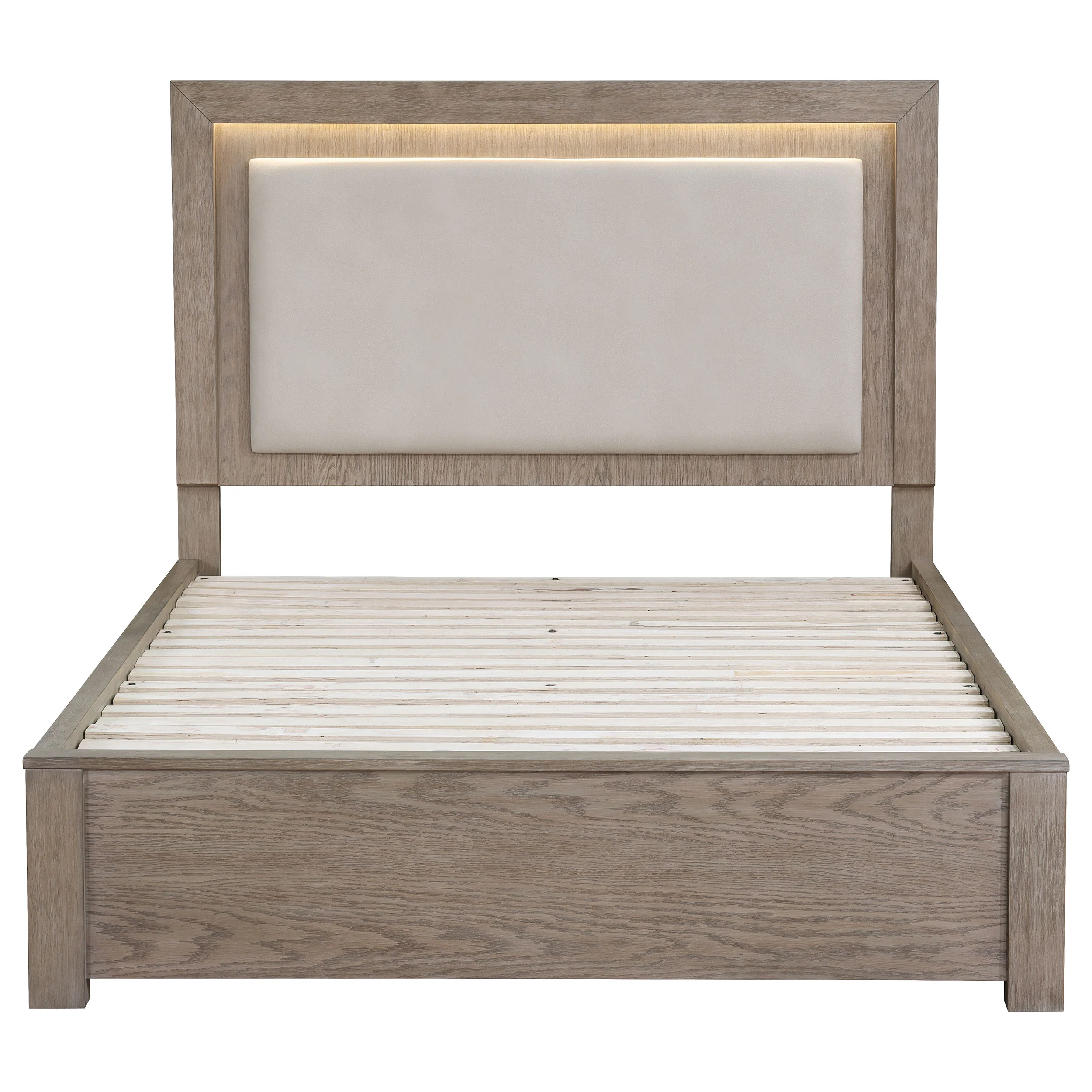 Kenora Panel Platform Storage Bed with LED Lighting - Image 37