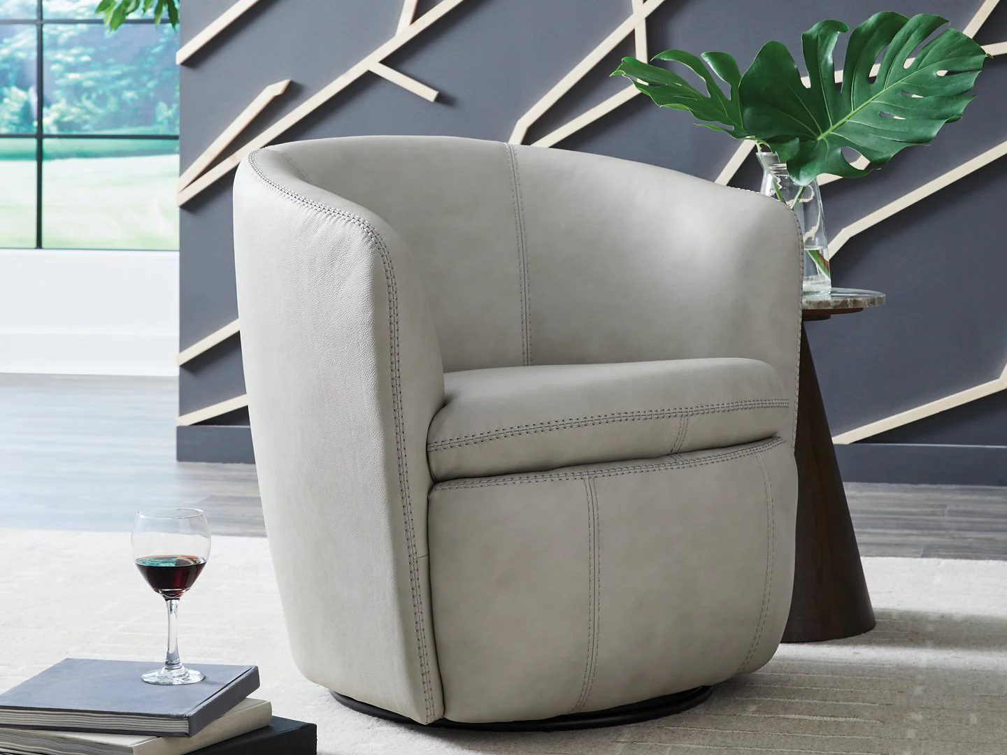 Kierreys Swivel Accent Chair - Image 14