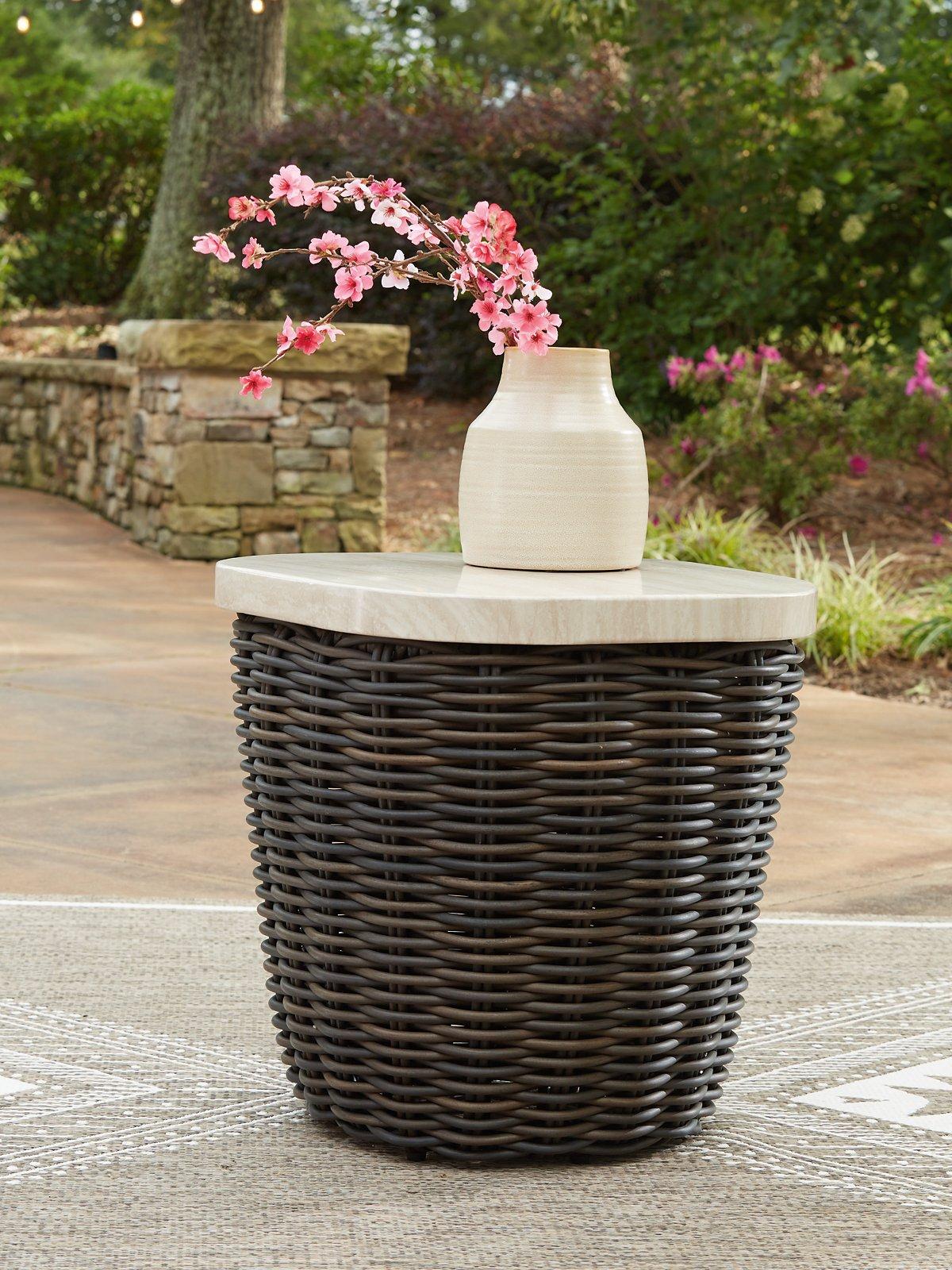 Kimora Outdoor End Table - Image 2