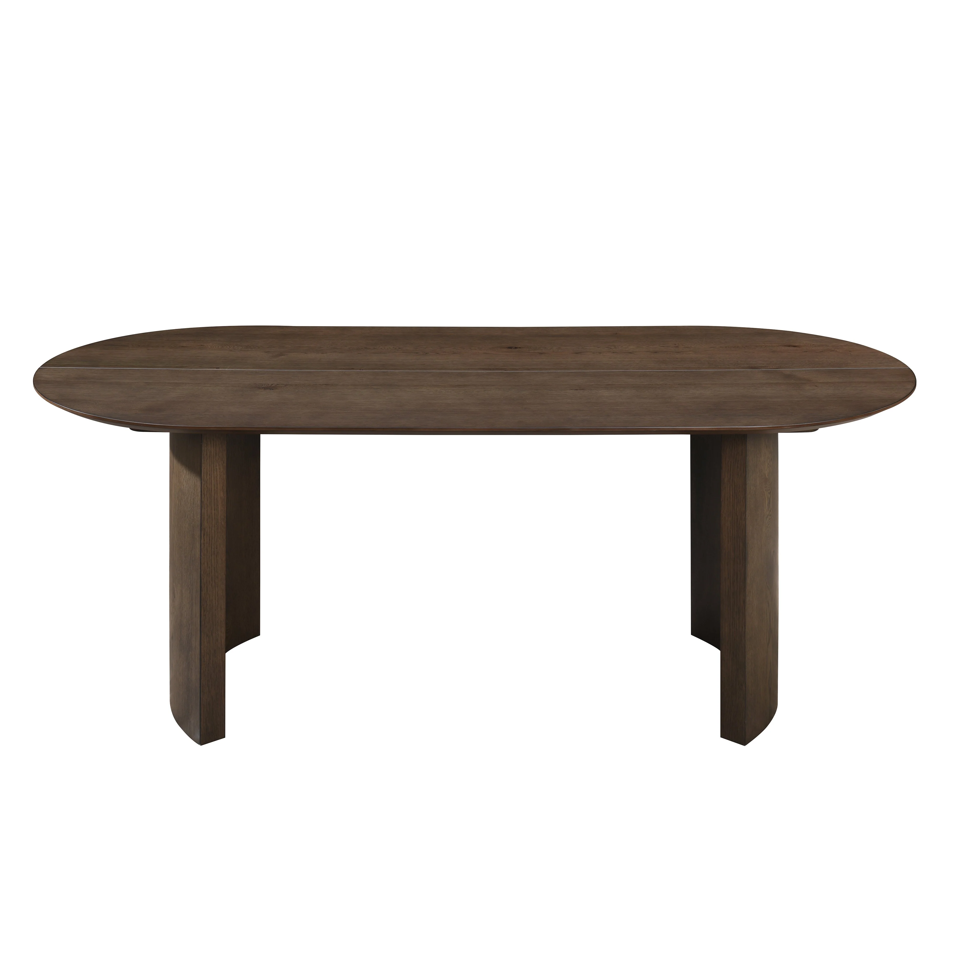Kody 79" Oval Dining Table Top-Dk Walnut - Image 5