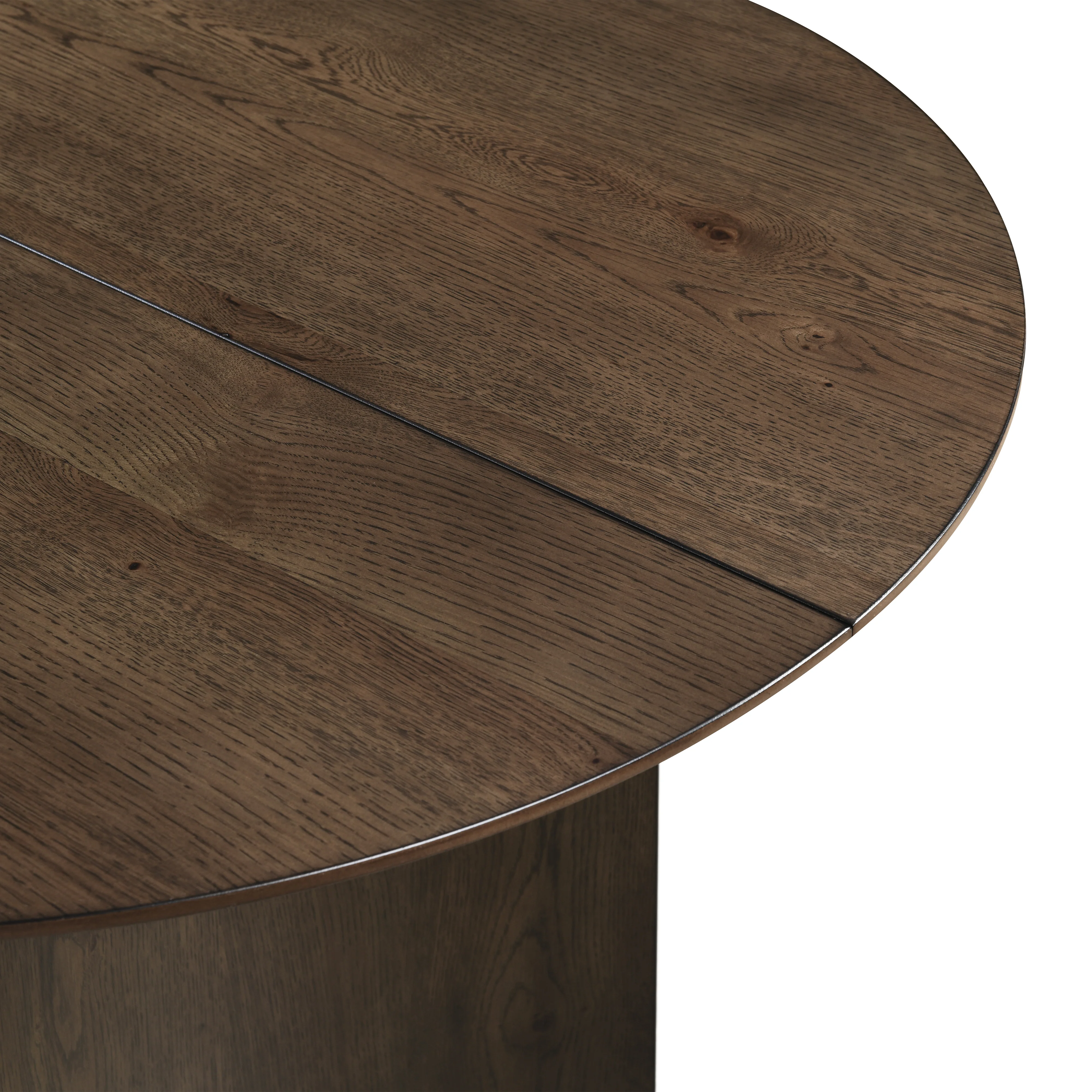 Kody 79" Oval Dining Table Top-Dk Walnut - Image 8