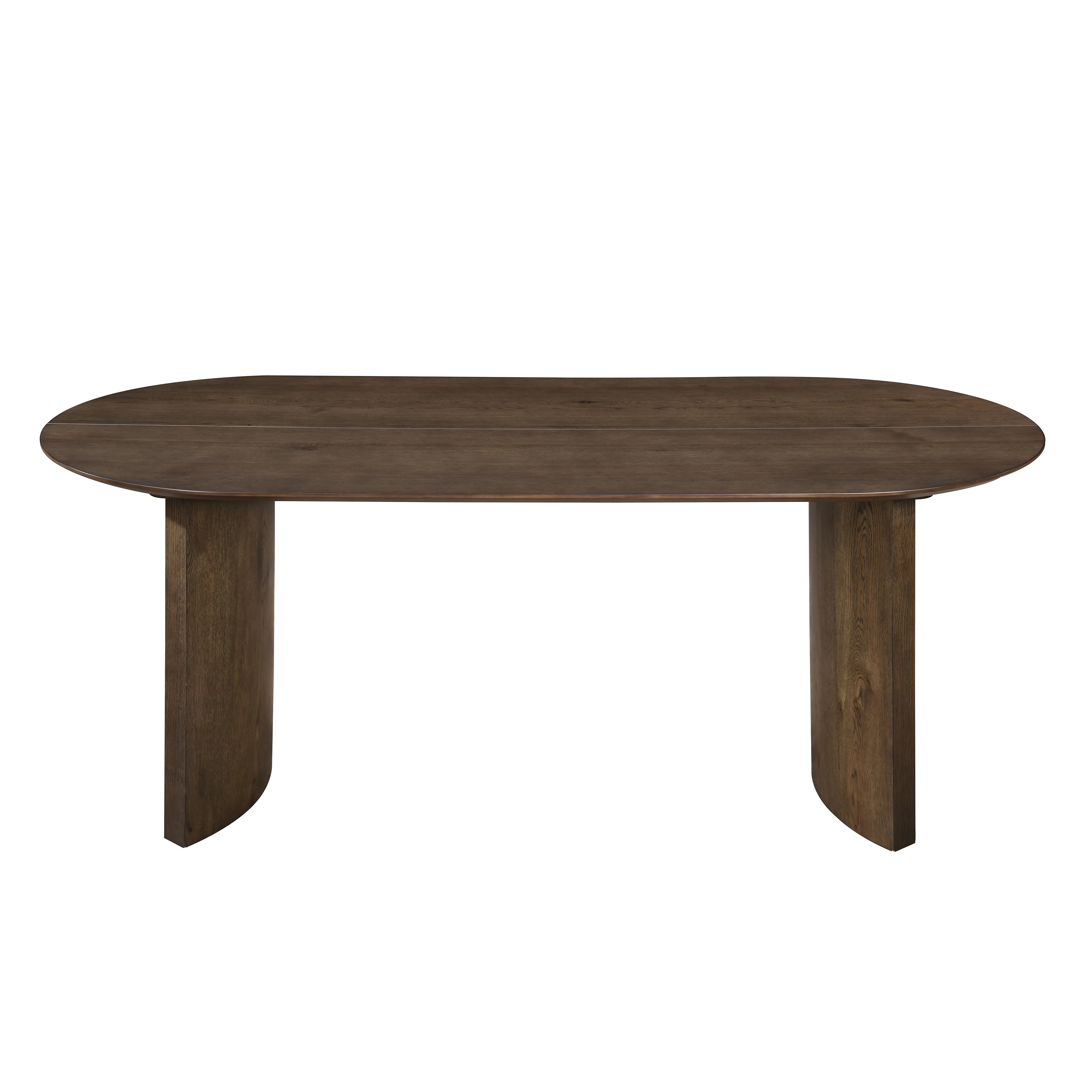 Kody Oval Dining Table Base-Dk Walnut - Image 6