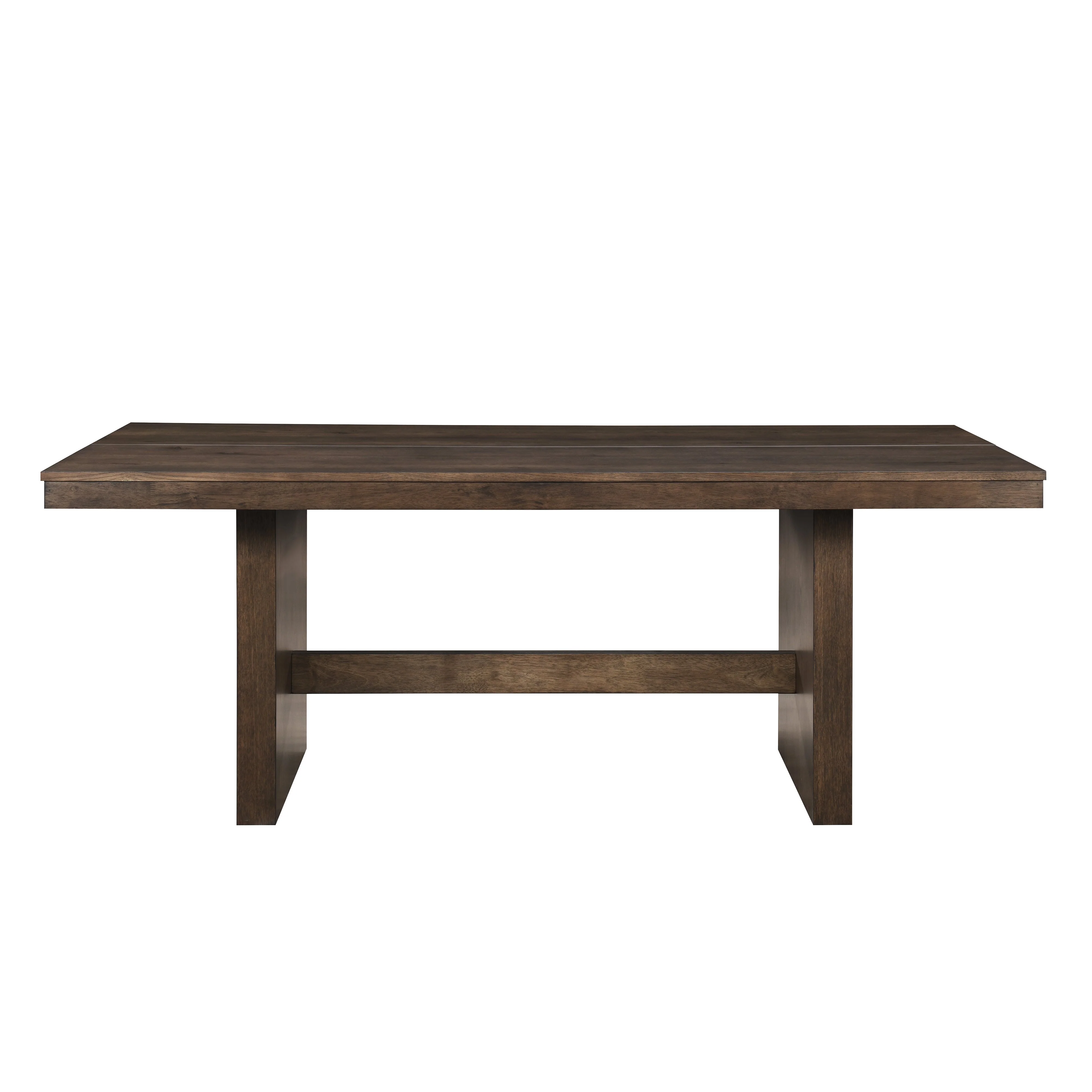 Kody Rectangle Dining Table Base-Dk Walnut - Image 3