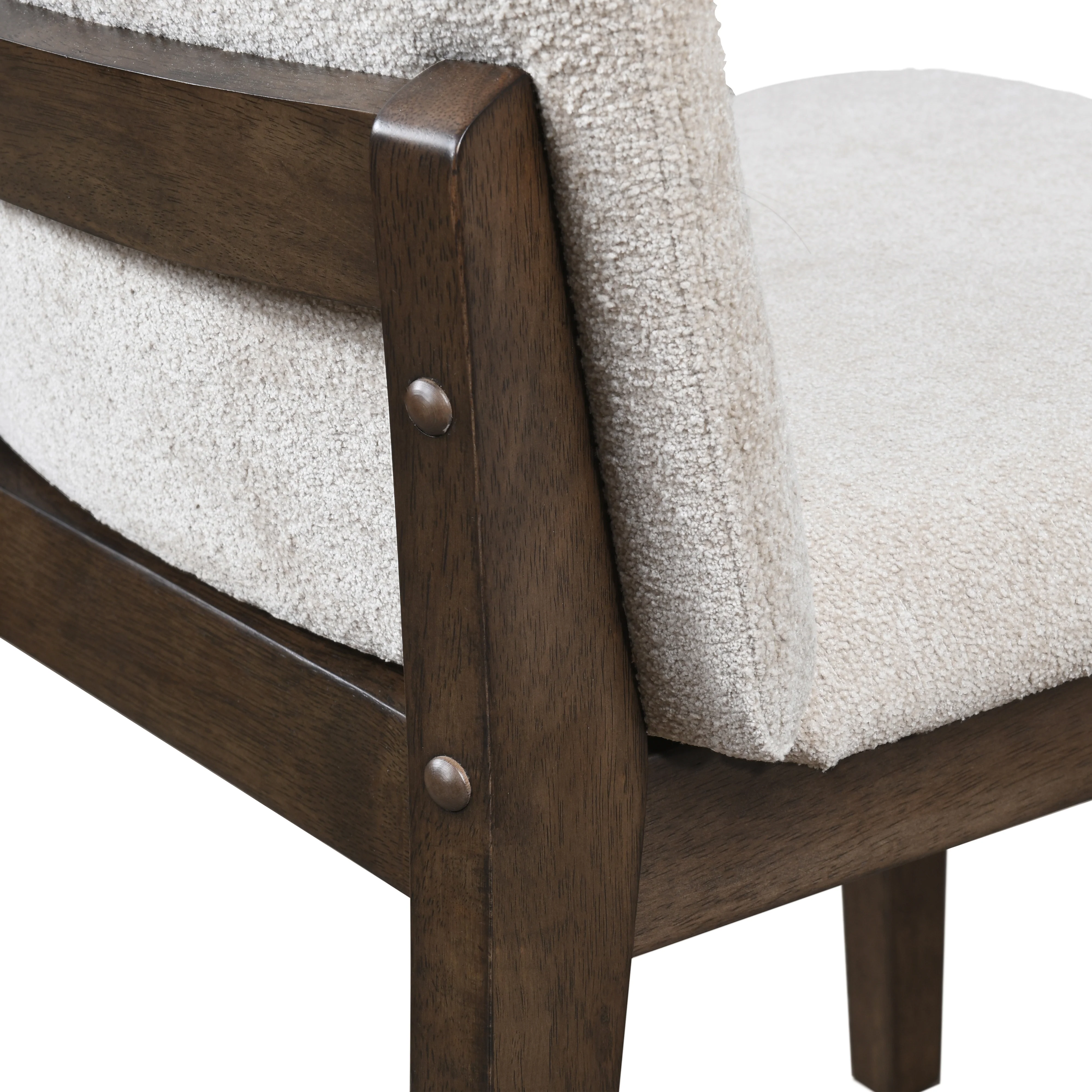 Kody Upholstered Dining Chair (2 Per Carton)-Cream - Image 5