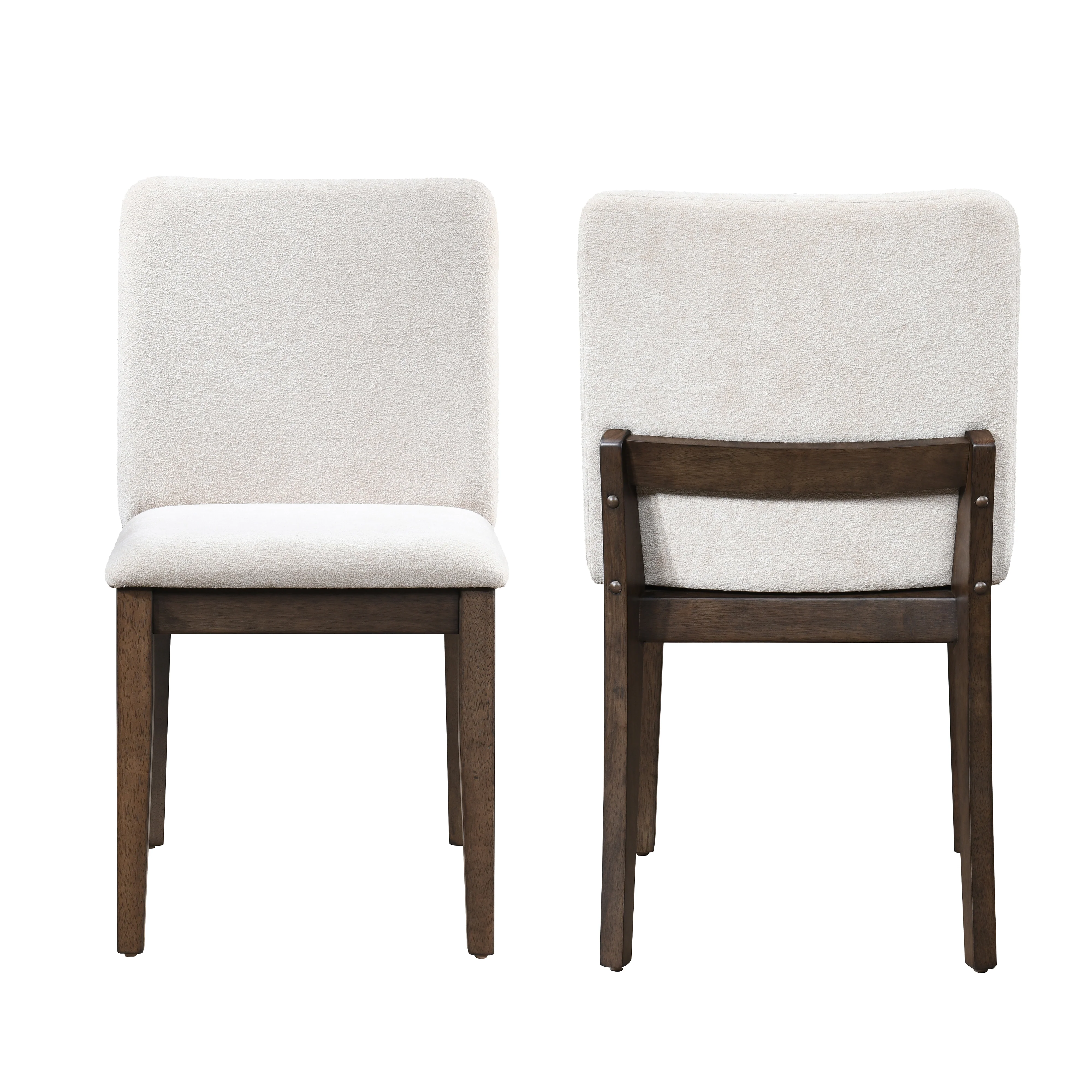 Kody Upholstered Dining Chair (2 Per Carton)-Cream - Image 6