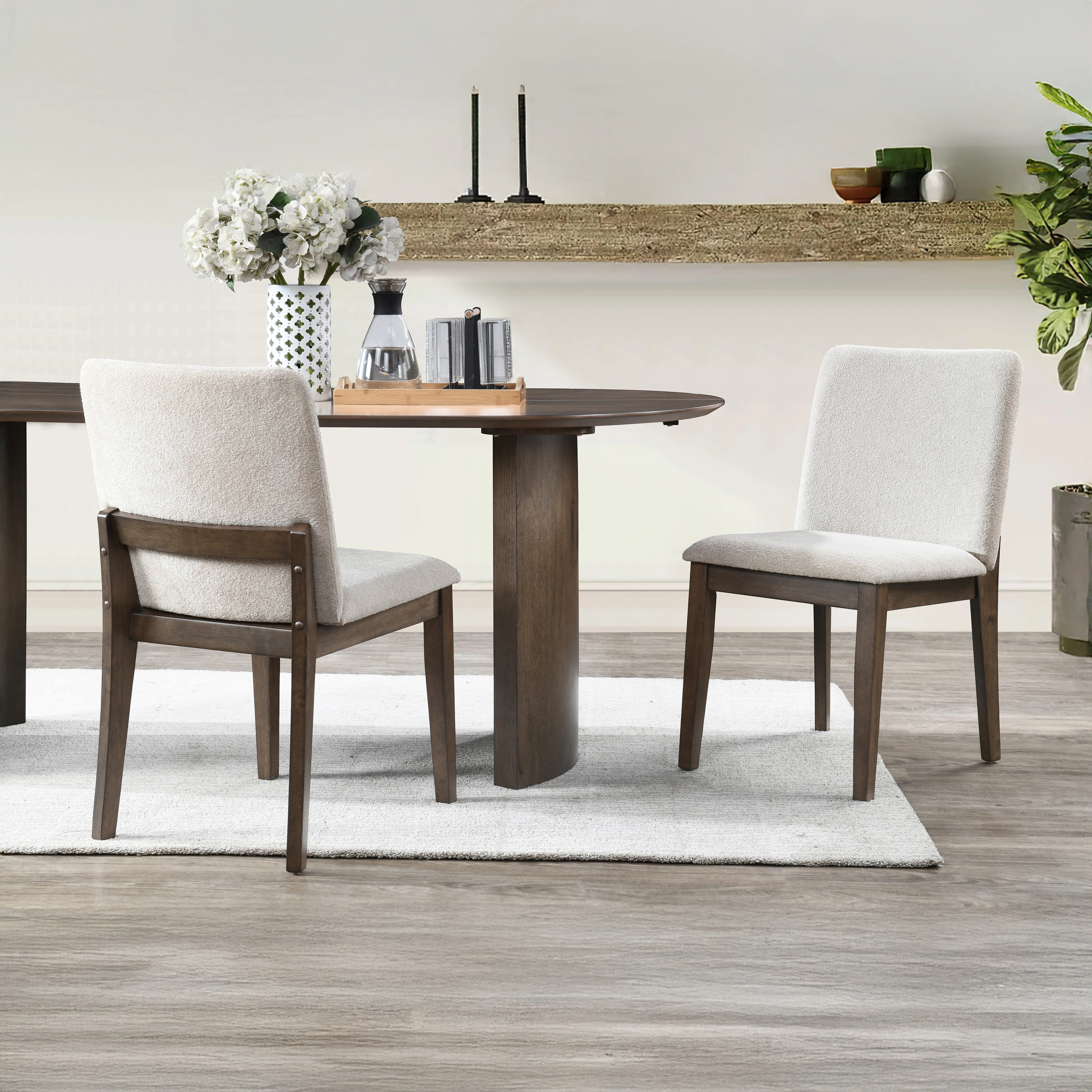 Kody Upholstered Dining Chair (2 Per Carton)-Cream - Image 8
