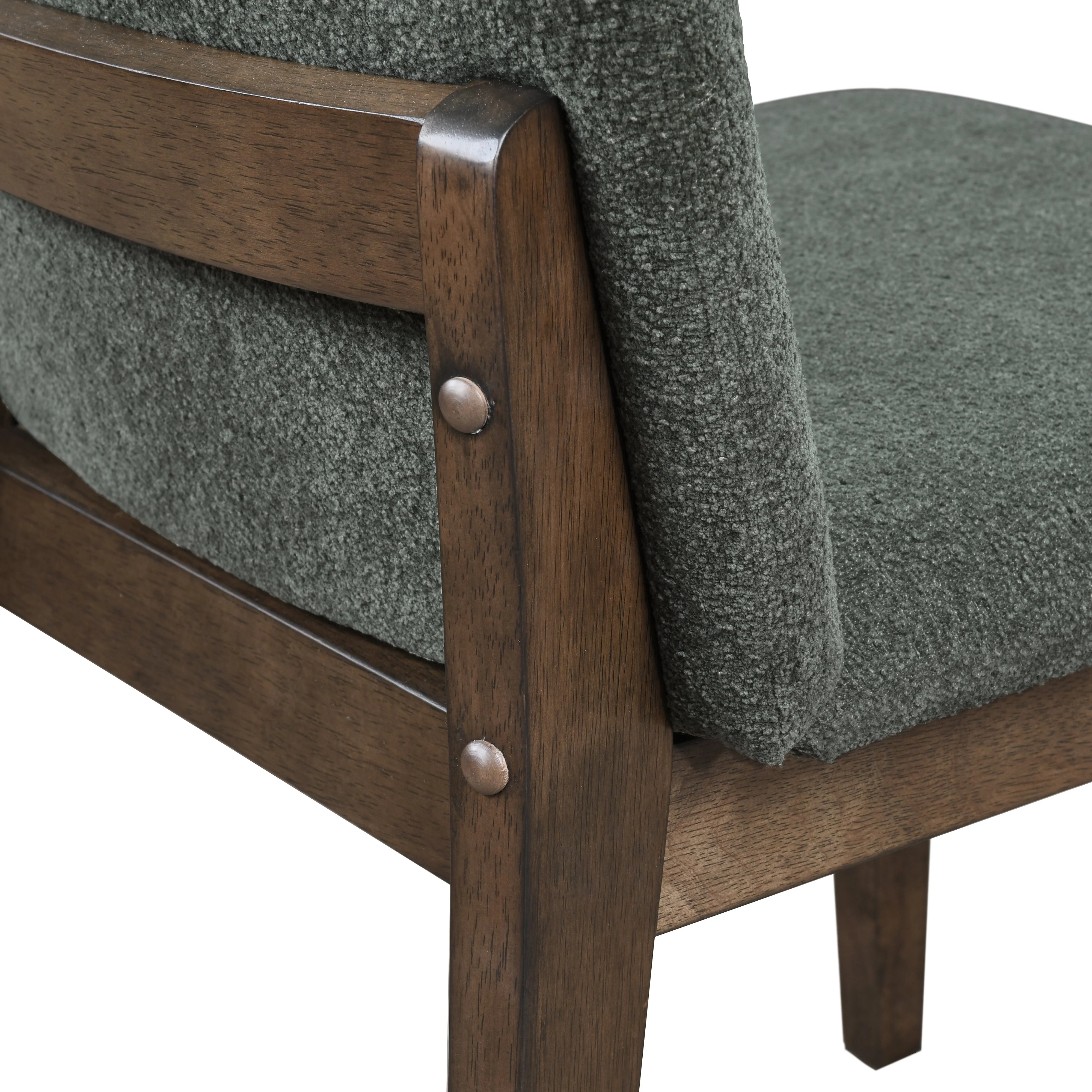 Kody Upholstered Dining Chair (2 Per Carton)-Forest Green - Image 5