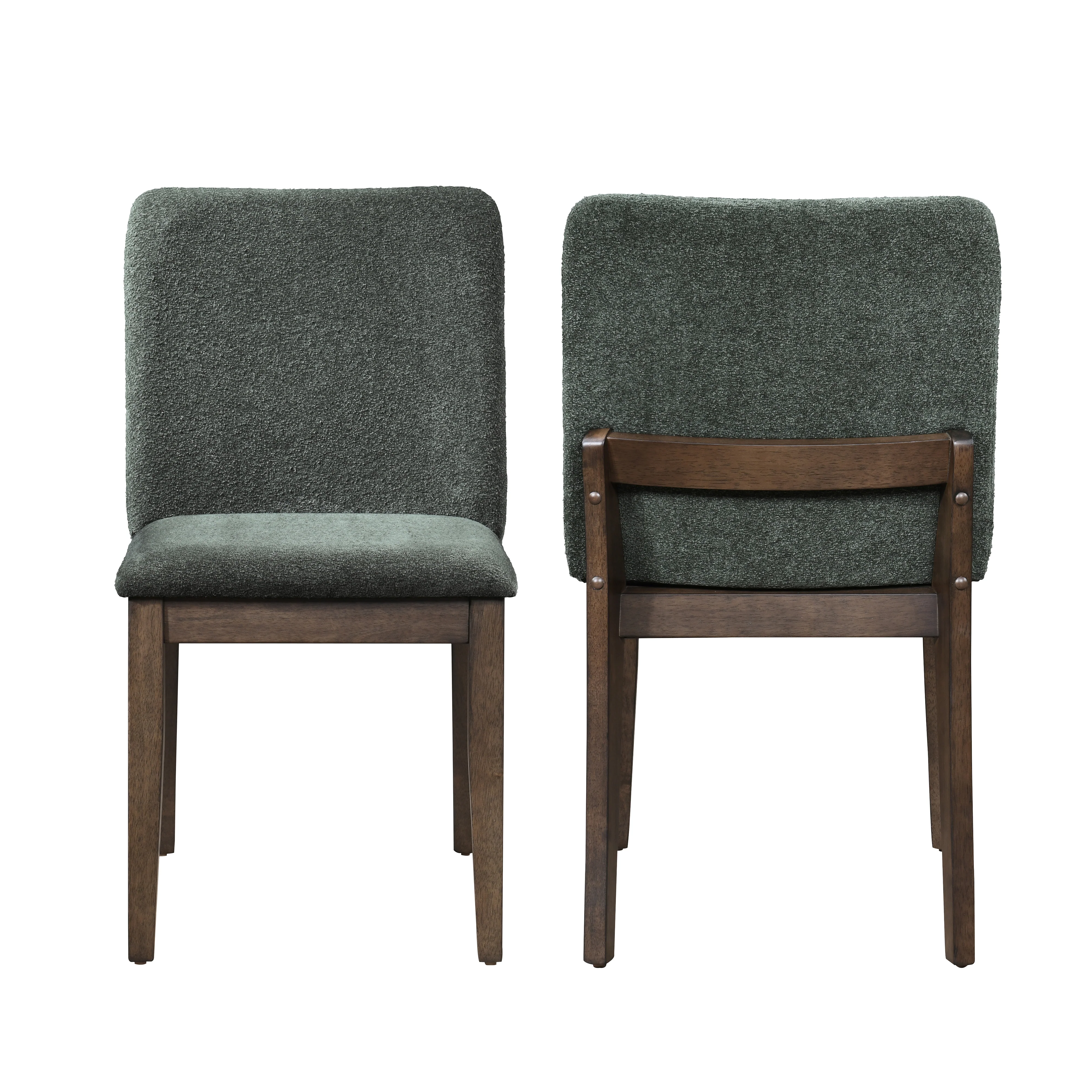 Kody Upholstered Dining Chair (2 Per Carton)-Forest Green - Image 6