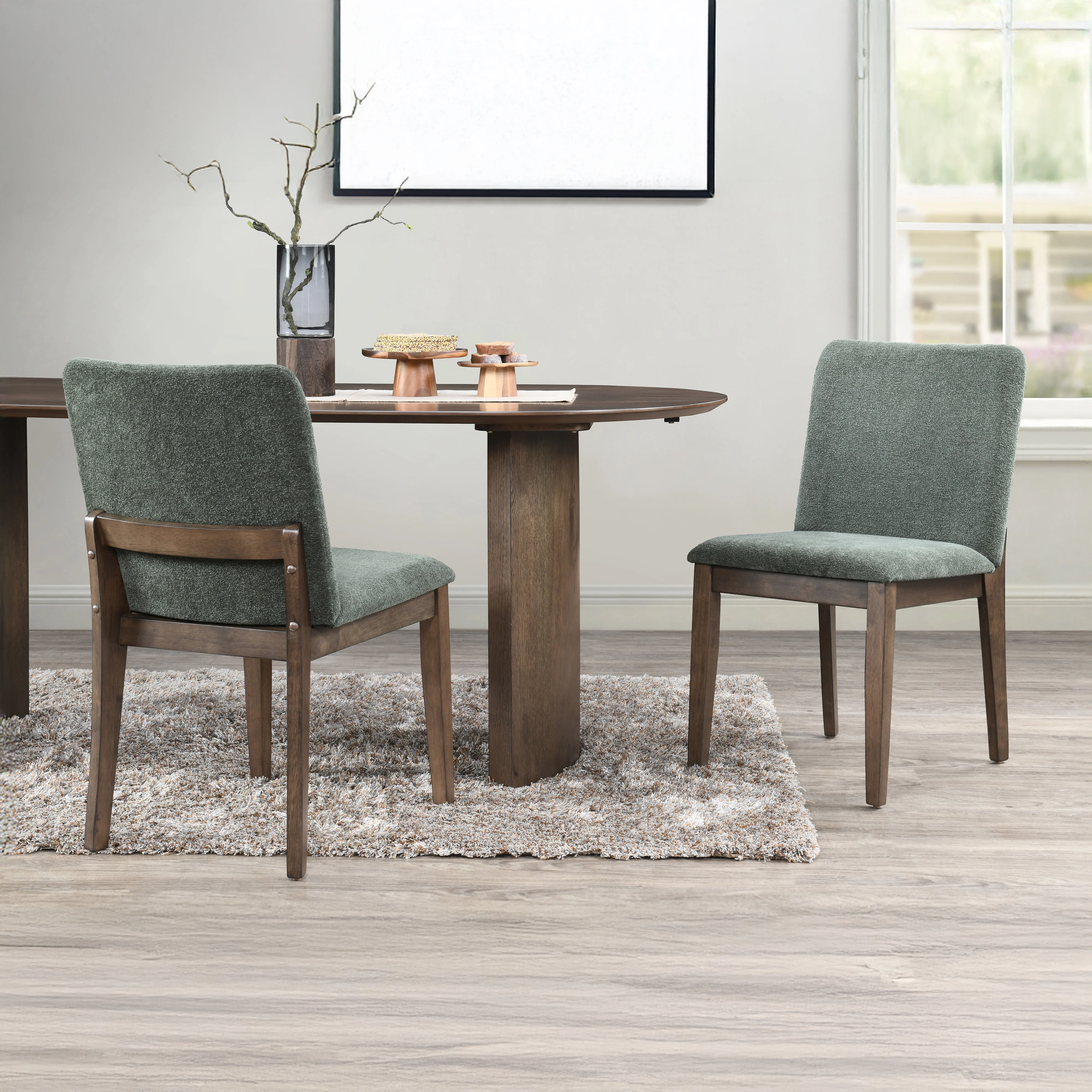 Kody Upholstered Dining Chair (2 Per Carton)-Forest Green - Image 8