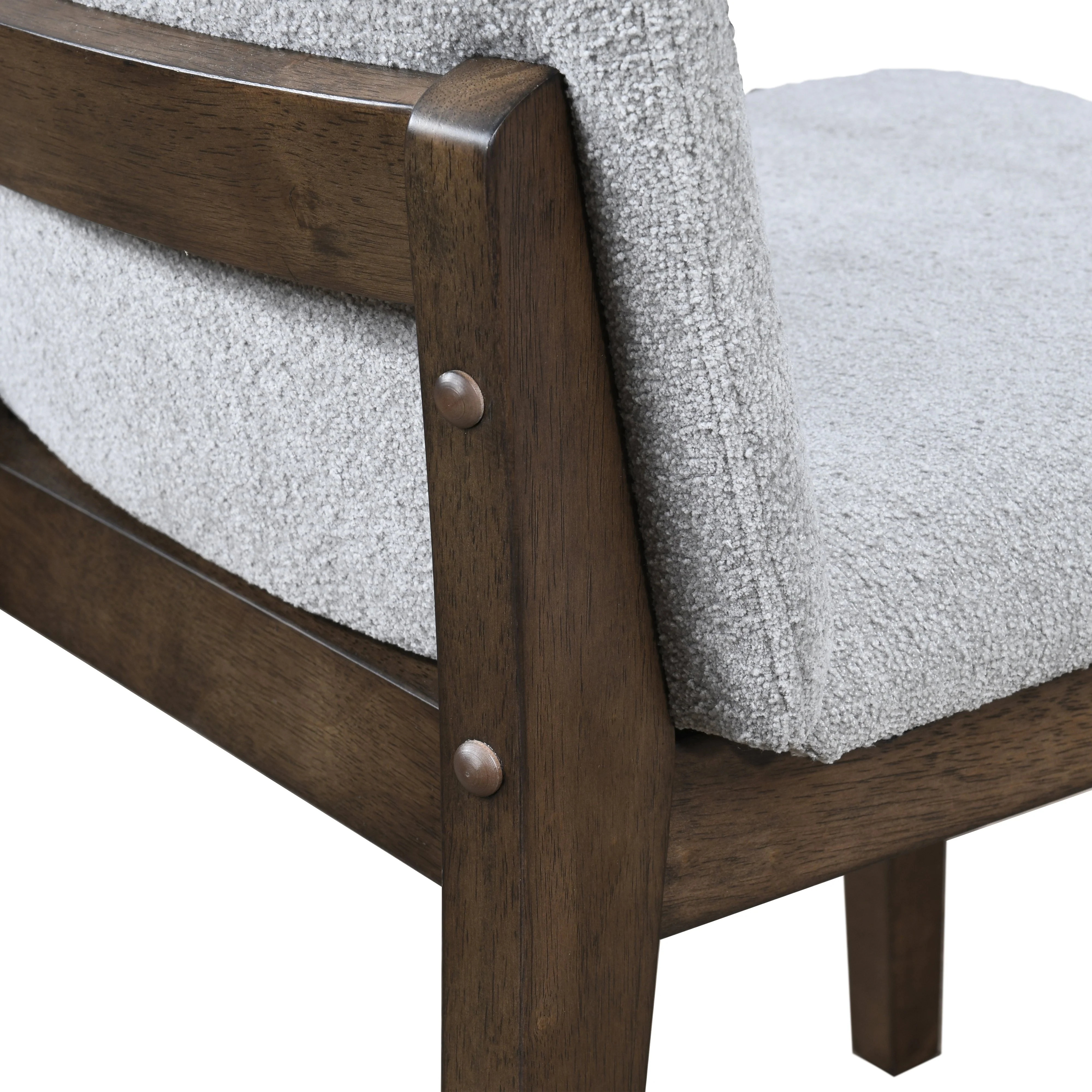 Kody Upholstered Dining Chair (2 Per Carton)-Stone Gray - Image 5