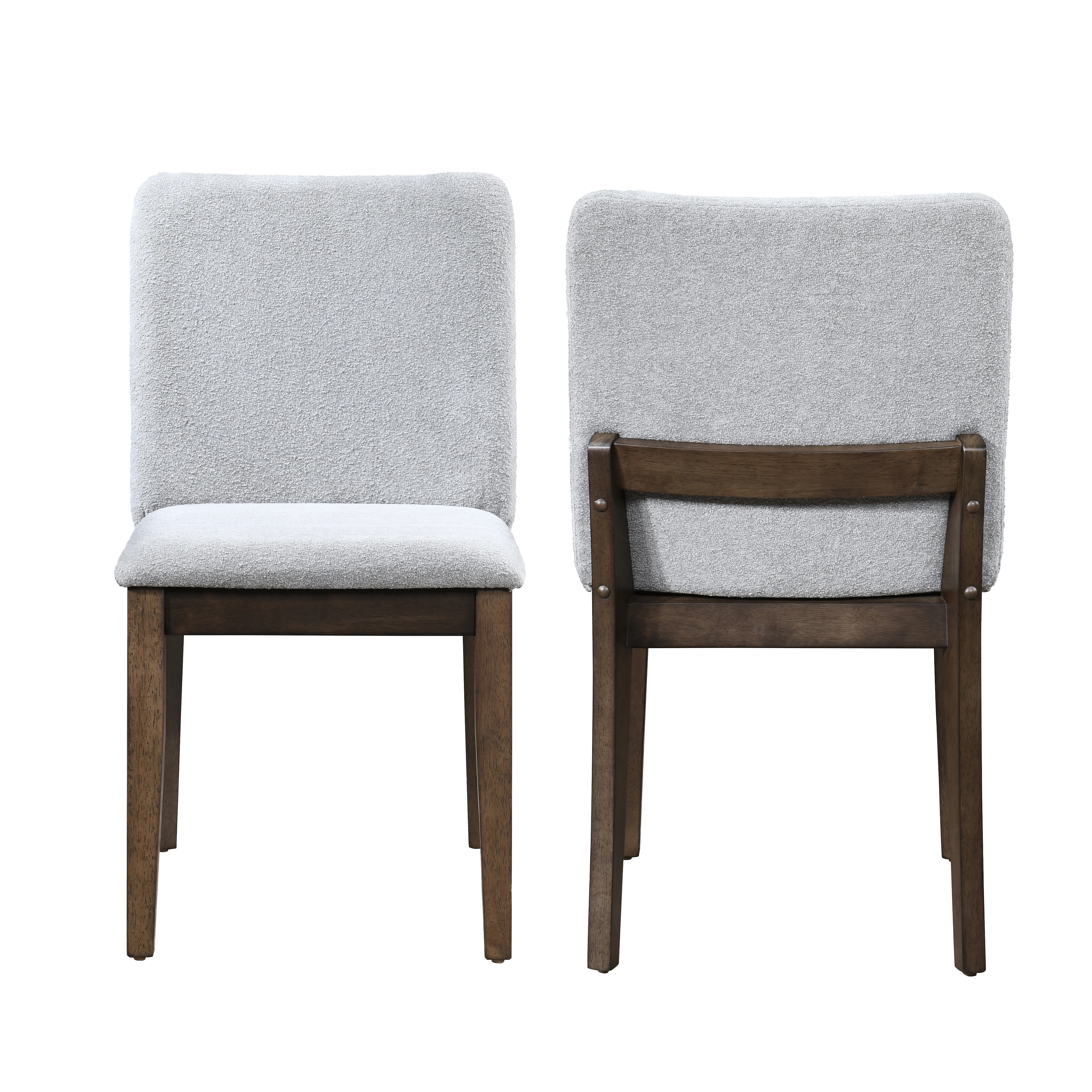 Kody Upholstered Dining Chair (2 Per Carton)-Stone Gray - Image 6