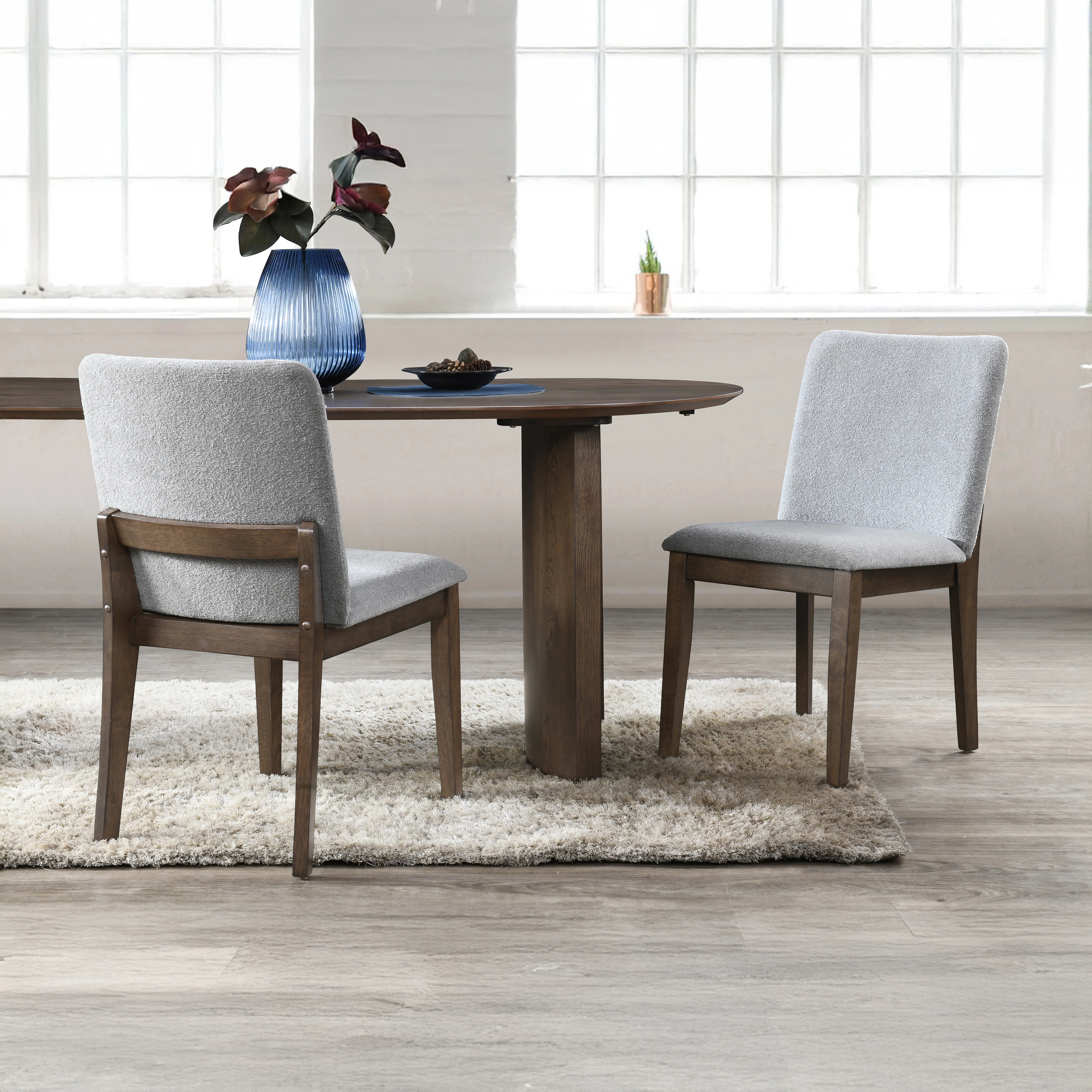 Kody Upholstered Dining Chair (2 Per Carton)-Stone Gray - Image 9