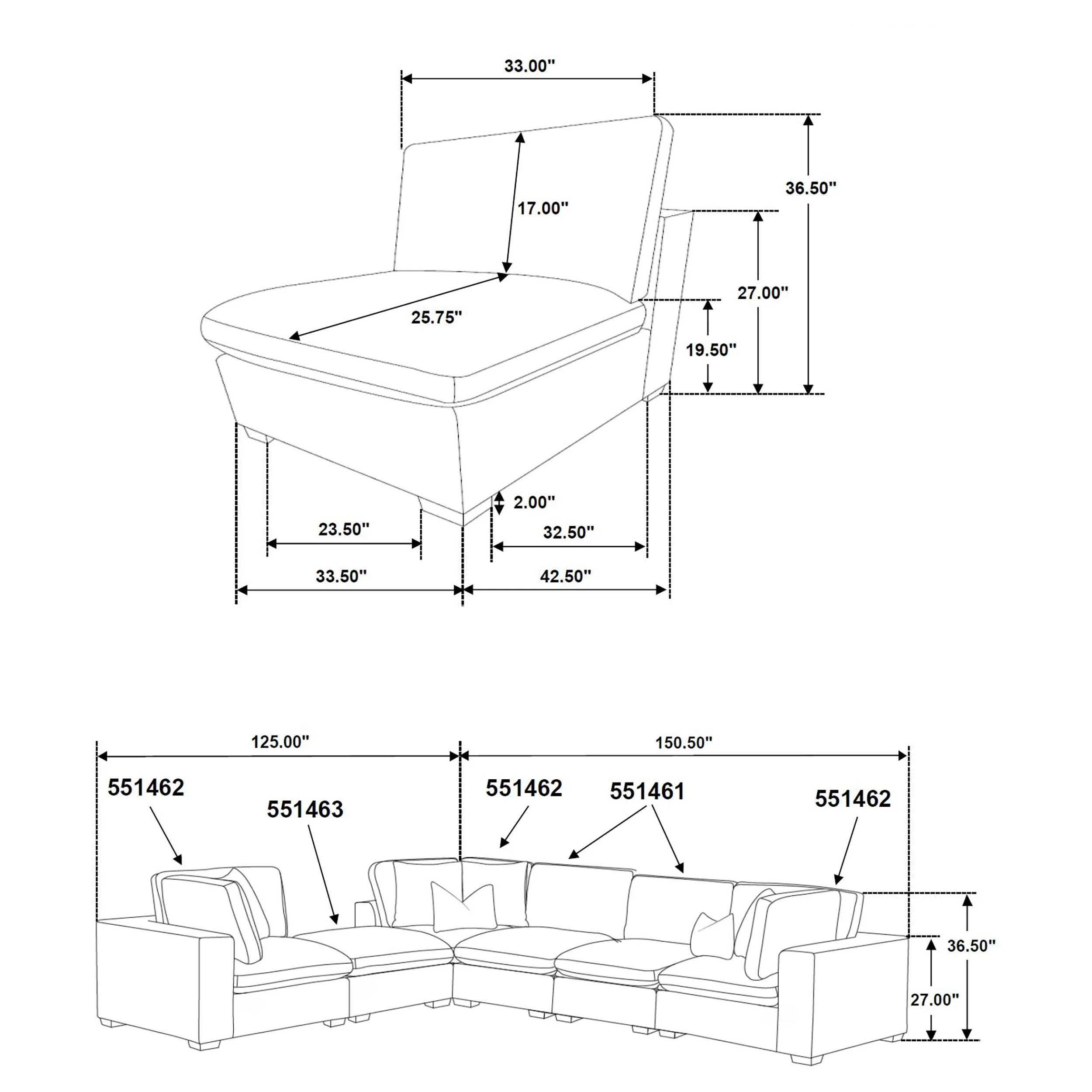 Lakeview Modular Sectional Sofa - Image 19