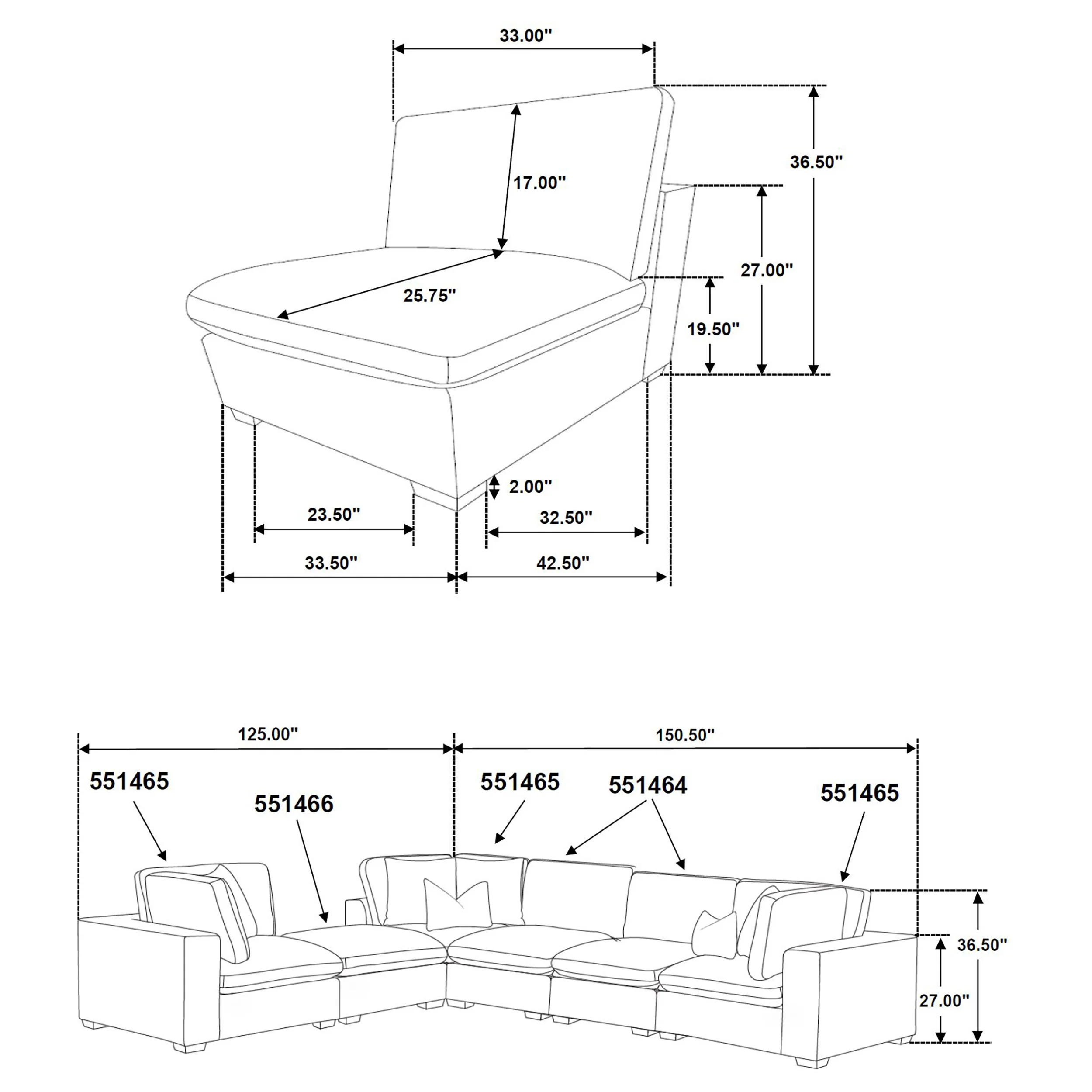 Lakeview Modular Sectional Sofa - Image 48