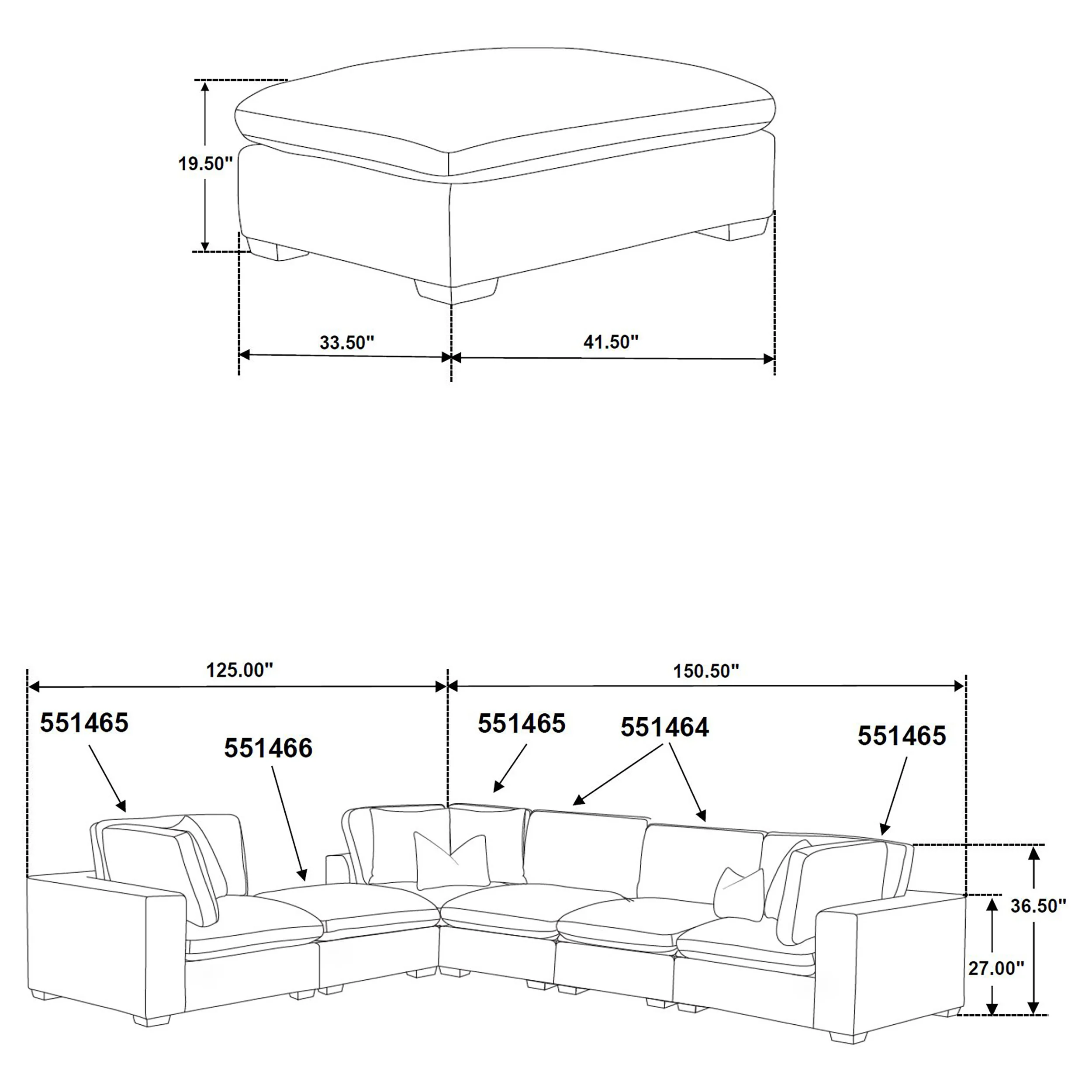 Lakeview Modular Sectional Sofa - Image 74