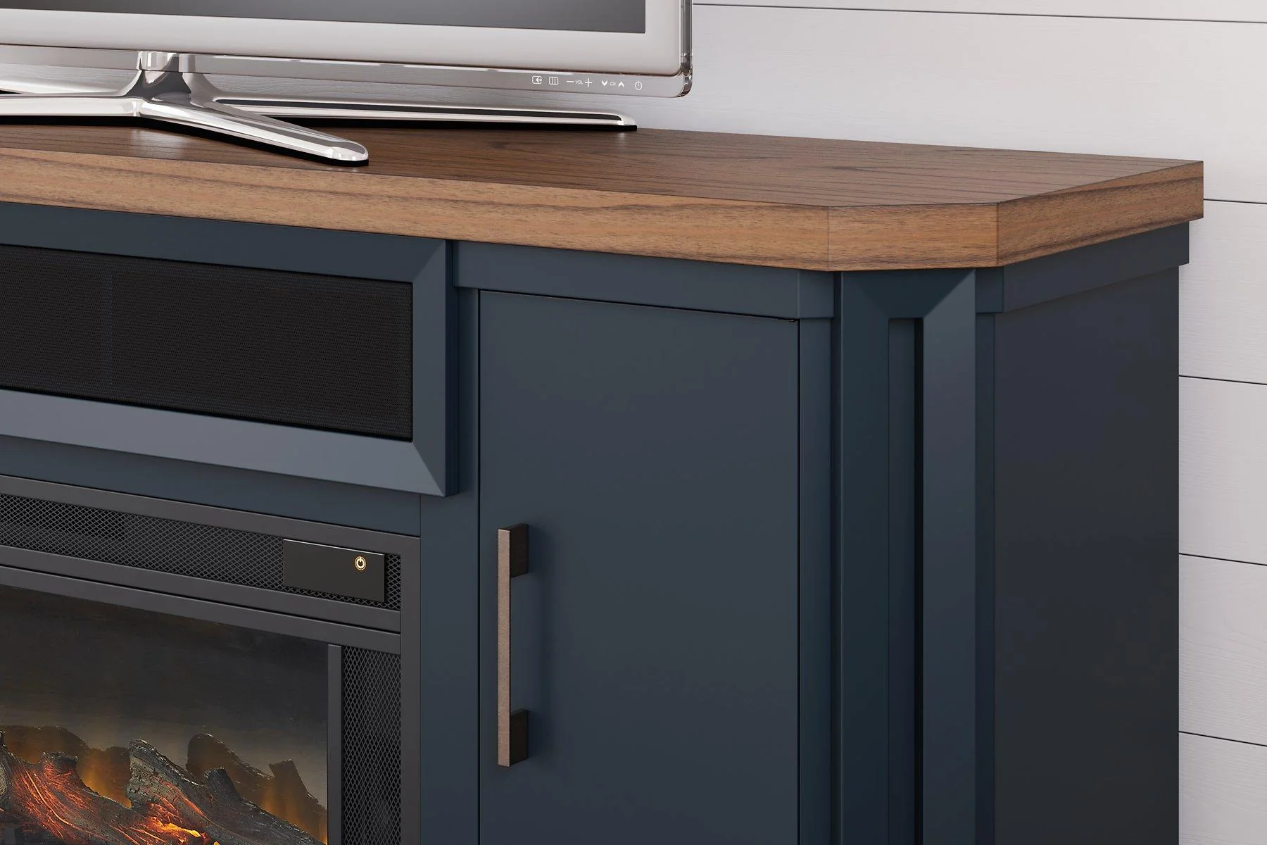 Landocken 83" TV Stand with Electric Fireplace - Image 24