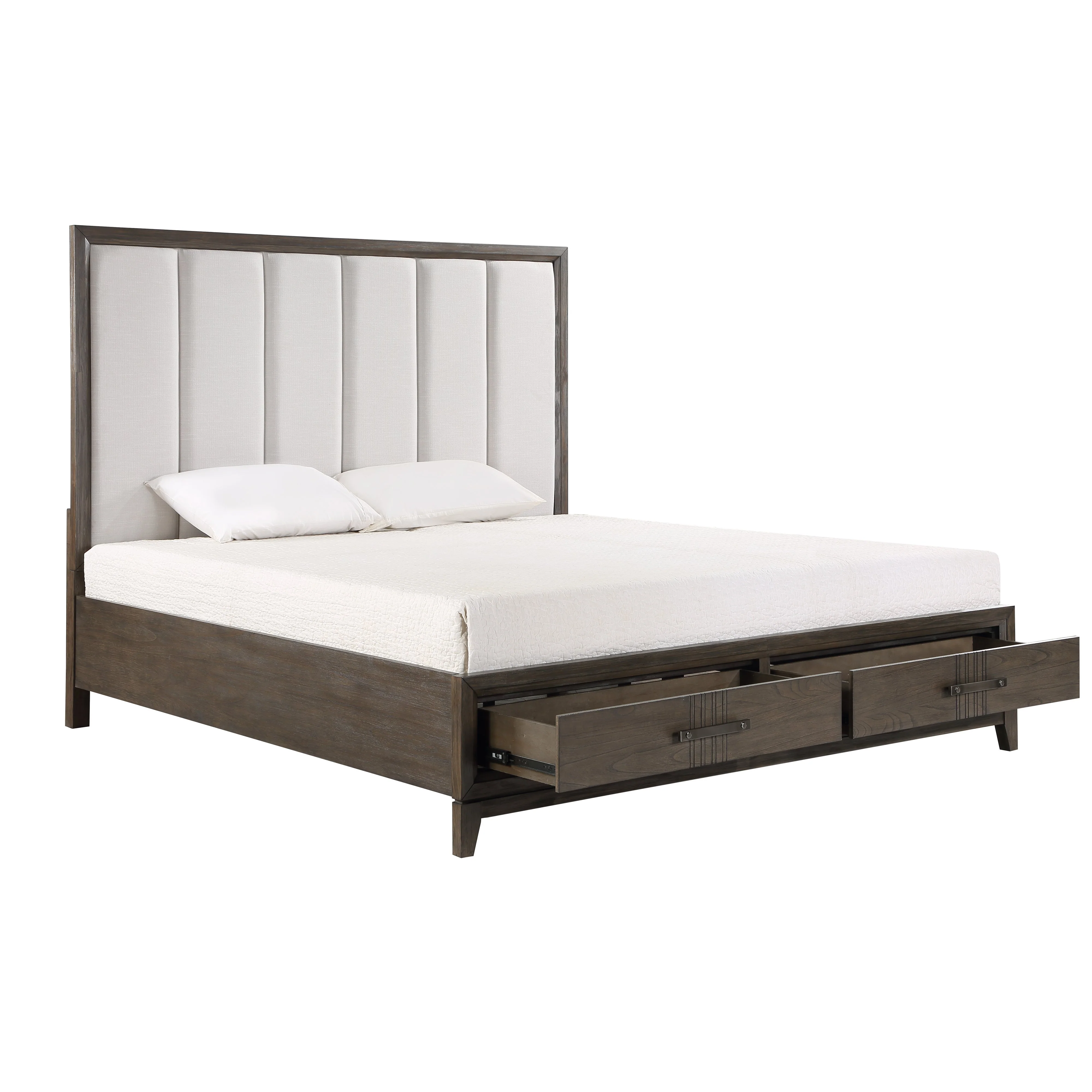Landon 6/6-6/0 Ek/Wk Headboard-Walnut - Image 2