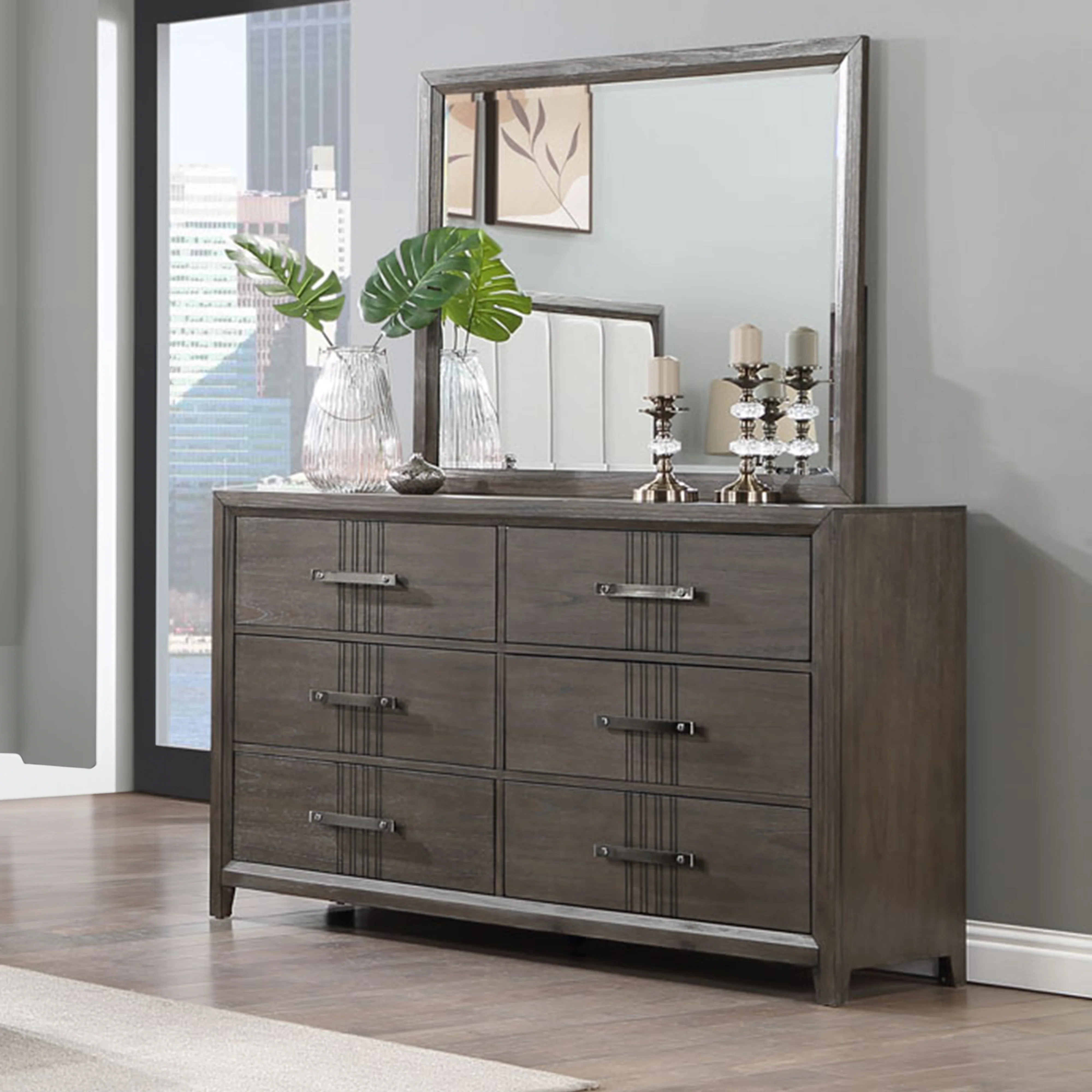 Landon Mirror-Walnut - Image 5