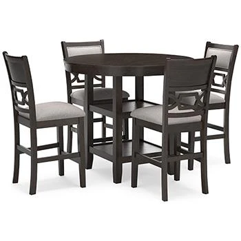 Langwest Counter Height Dining Table and 4 Barstools (Set of 5) - Image 3