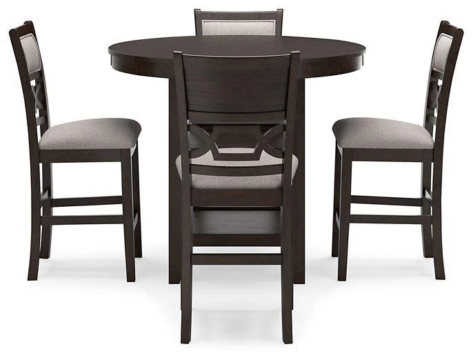 Langwest Counter Height Dining Table and 4 Barstools (Set of 5) - Image 4