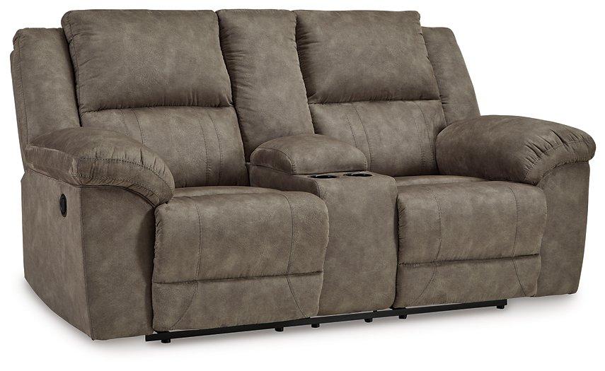 Laresview Reclining Loveseat with Console - Image 4