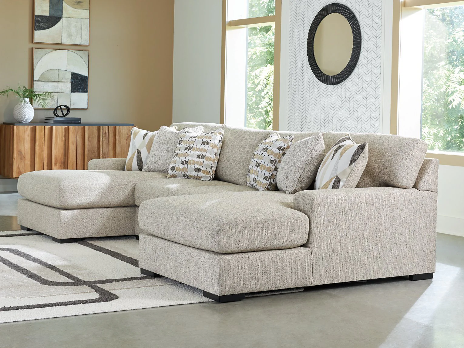 Laurelgrove Double Chaise Sectional - Image 2