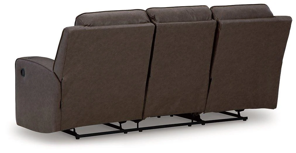 Lavenhorne Reclining Sofa with Drop Down Table - Image 7