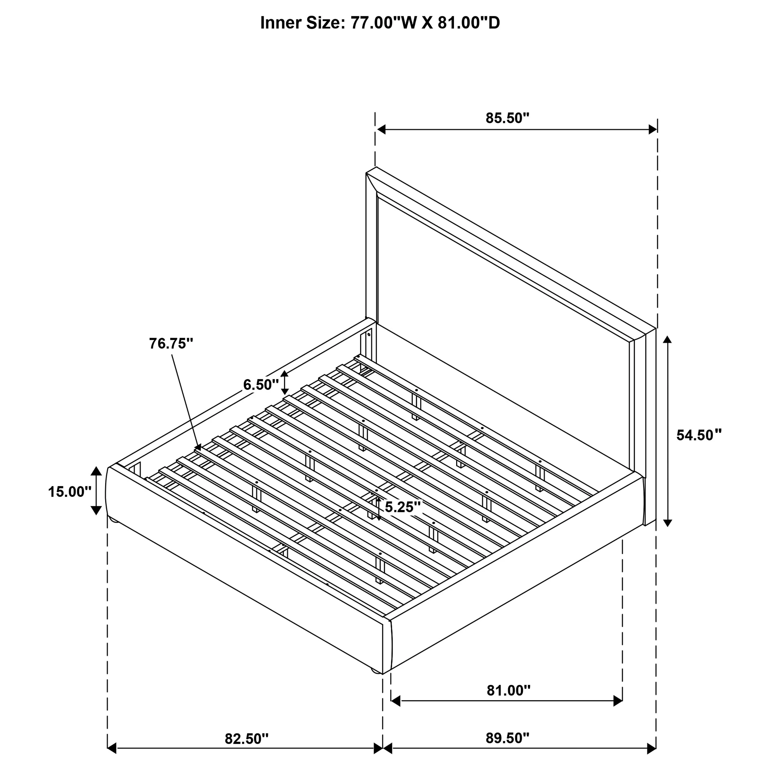 Lawson Panel Platform Bed - Image 45