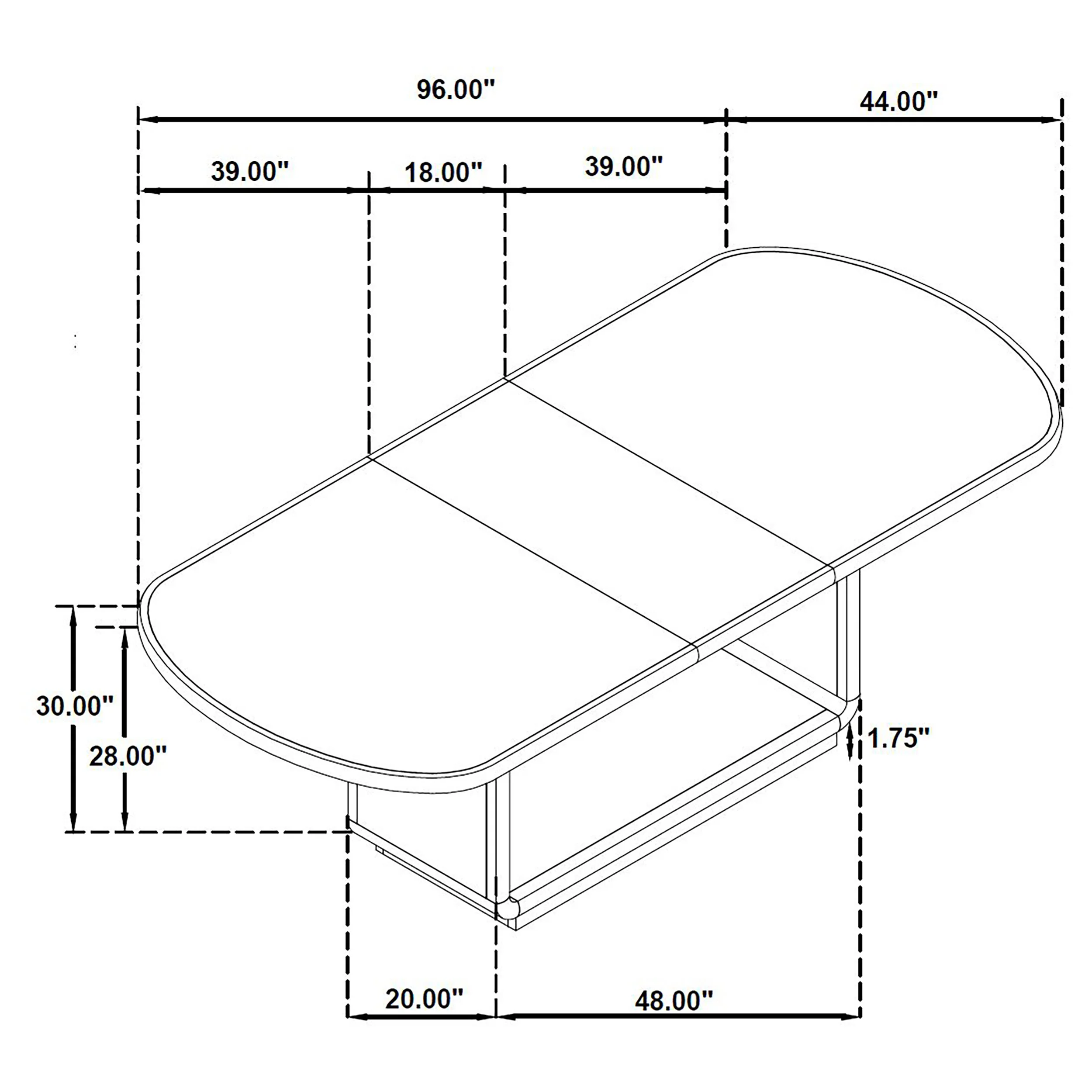 Leandro Extension Dining Table - Image 13