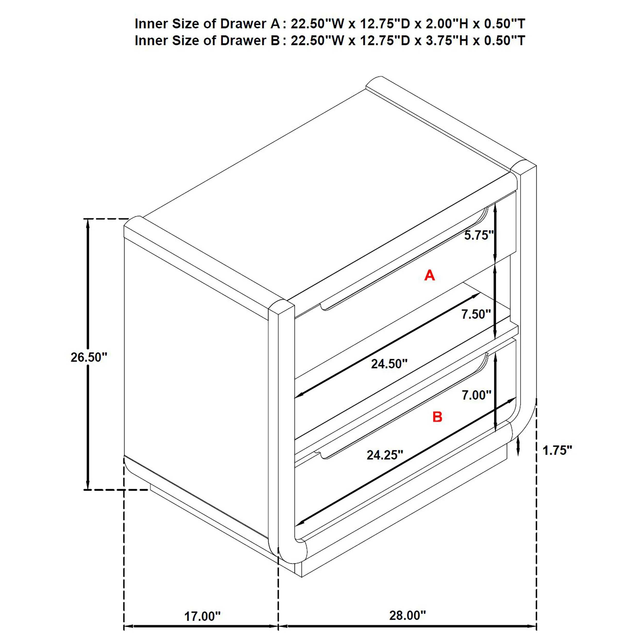 Leandro Nightstand - Image 13