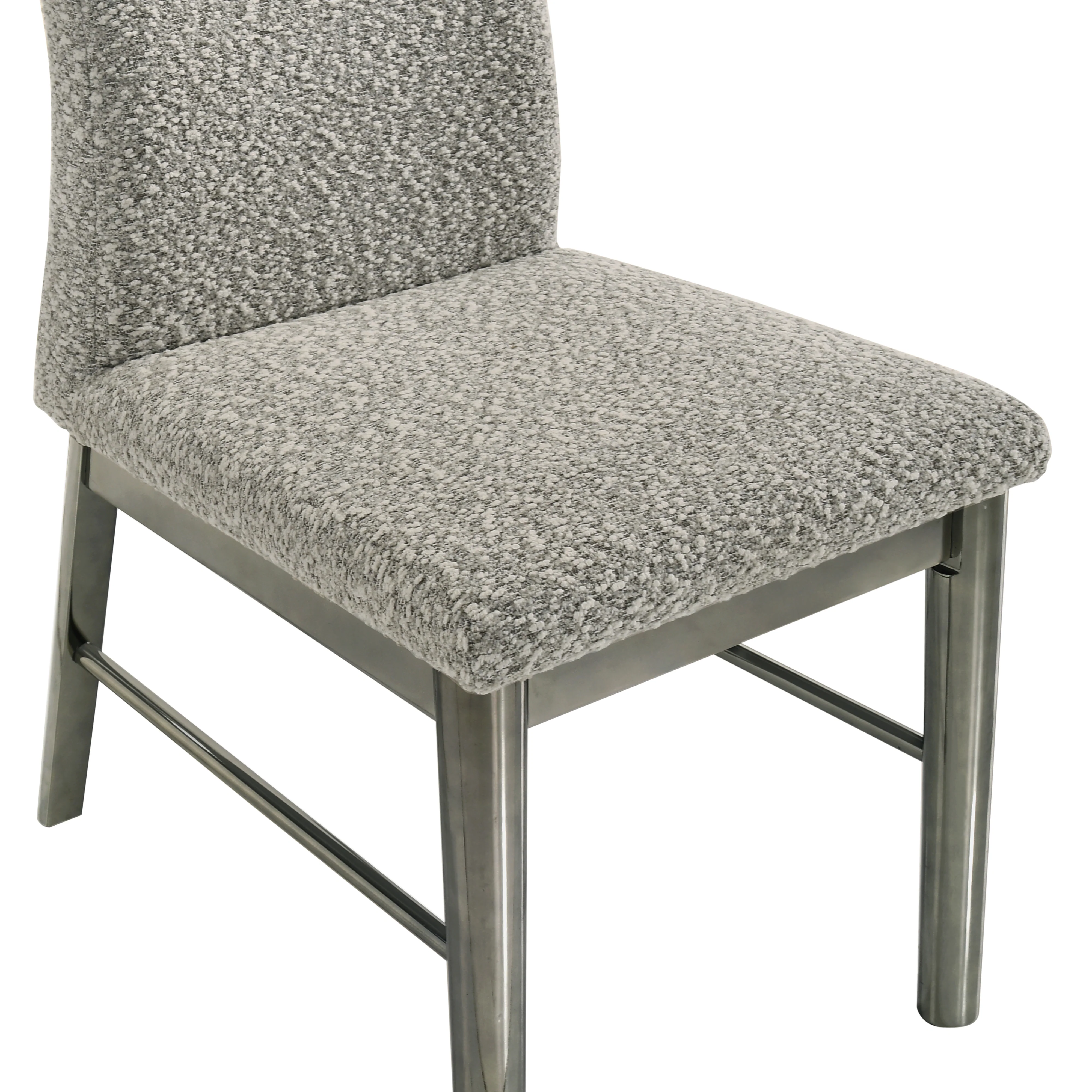 Lennox Upholstered Side Chair (2 Per Carton)-Gray - Image 5