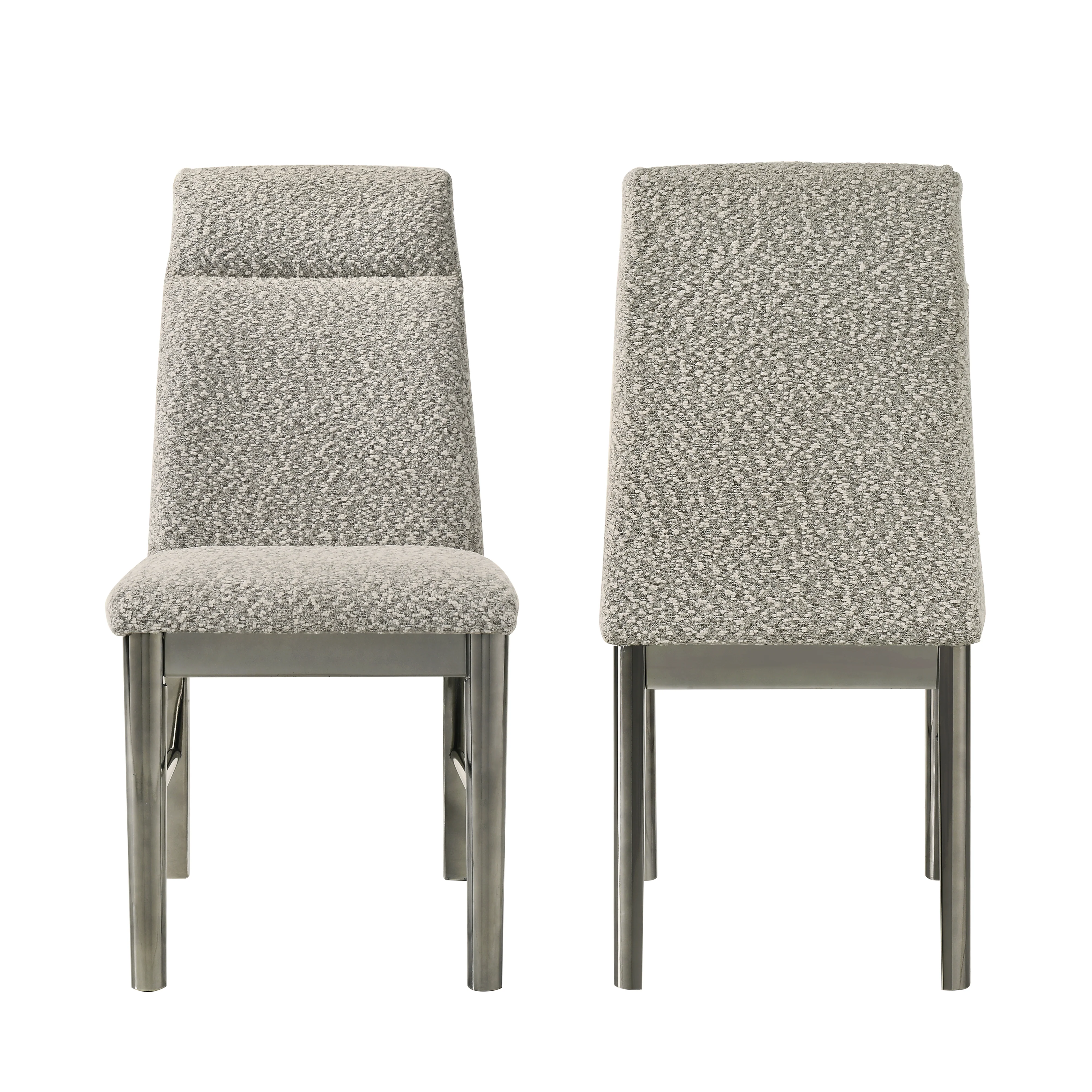 Lennox Upholstered Side Chair (2 Per Carton)-Gray - Image 6
