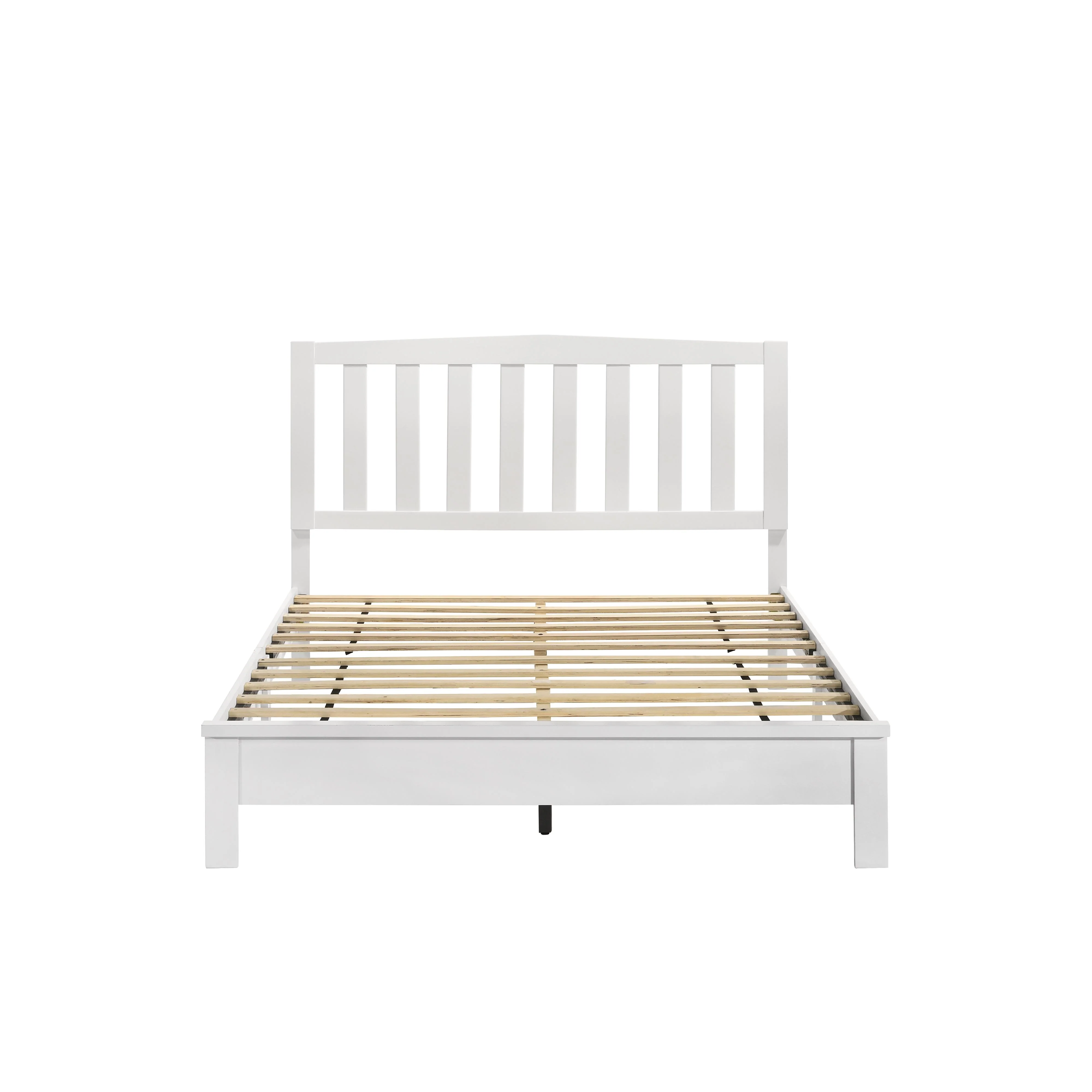 LEO 4/6 F SLAT BED-HB/FB/RAILS-WHITE - Image 2
