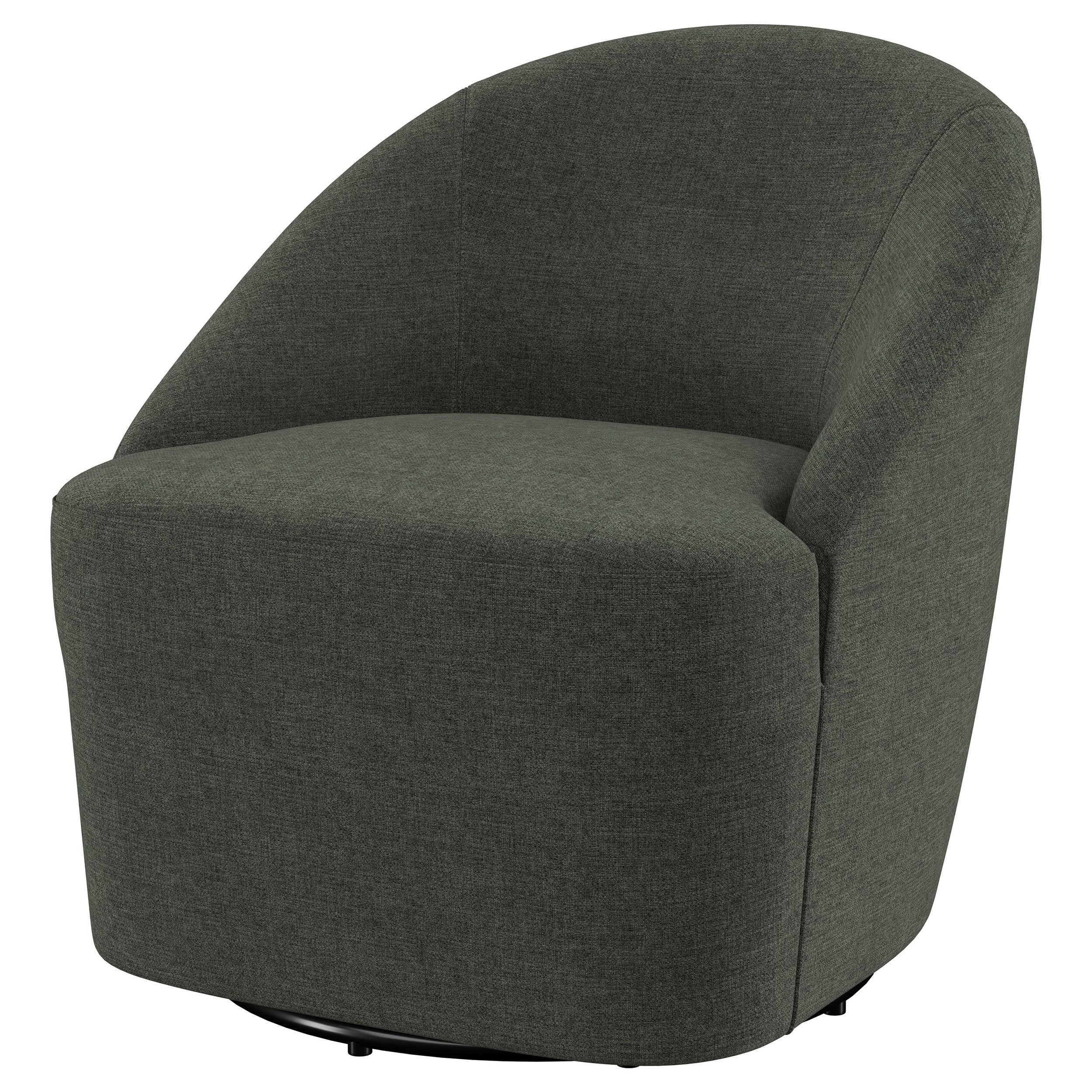 Leon Swivel Accent Chair - Image 4