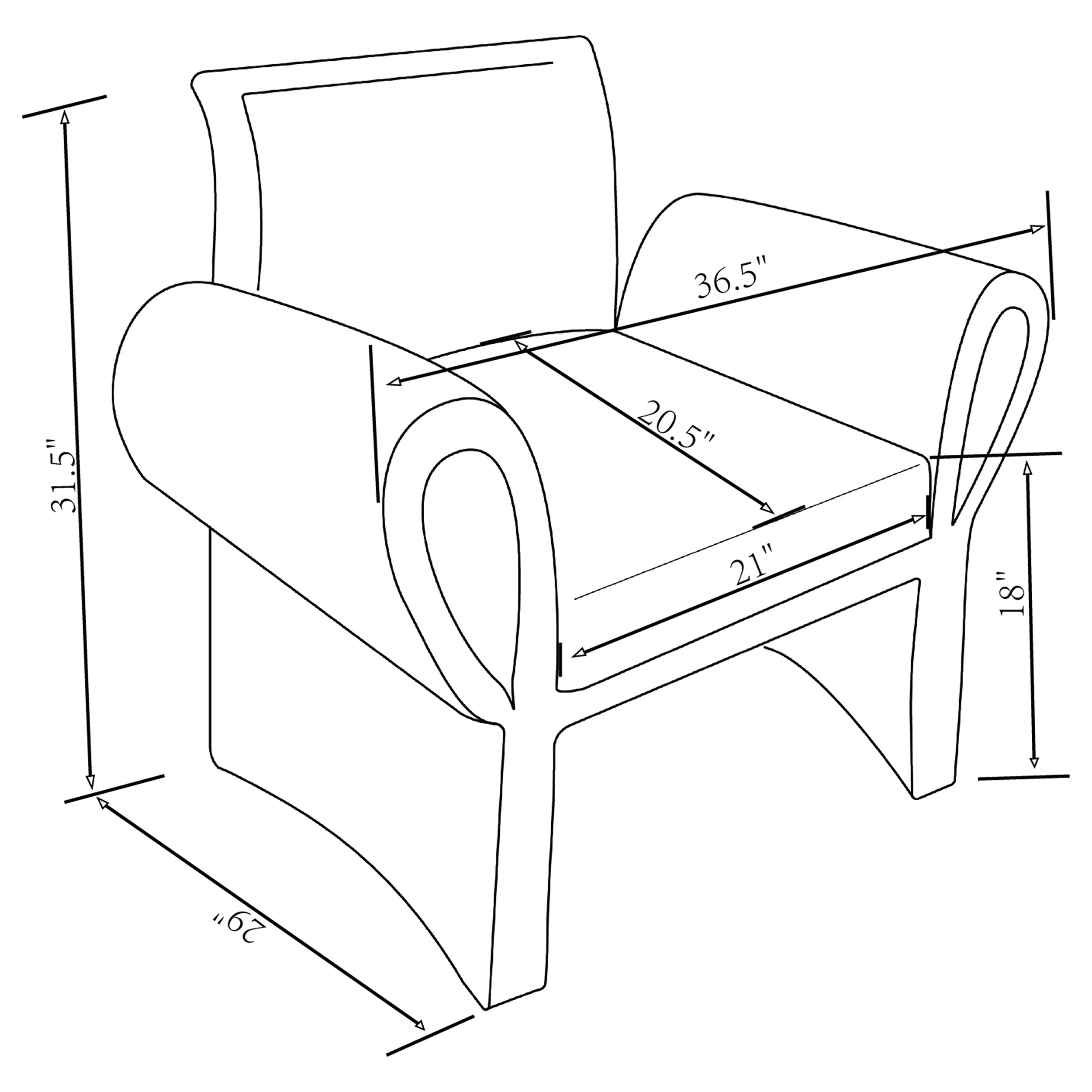 Liana Accent Chair - Image 12