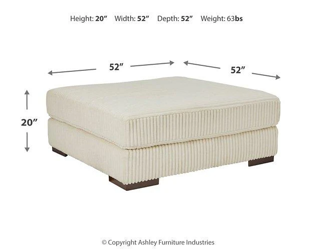 Lindyn Oversized Accent Ottoman - Image 8
