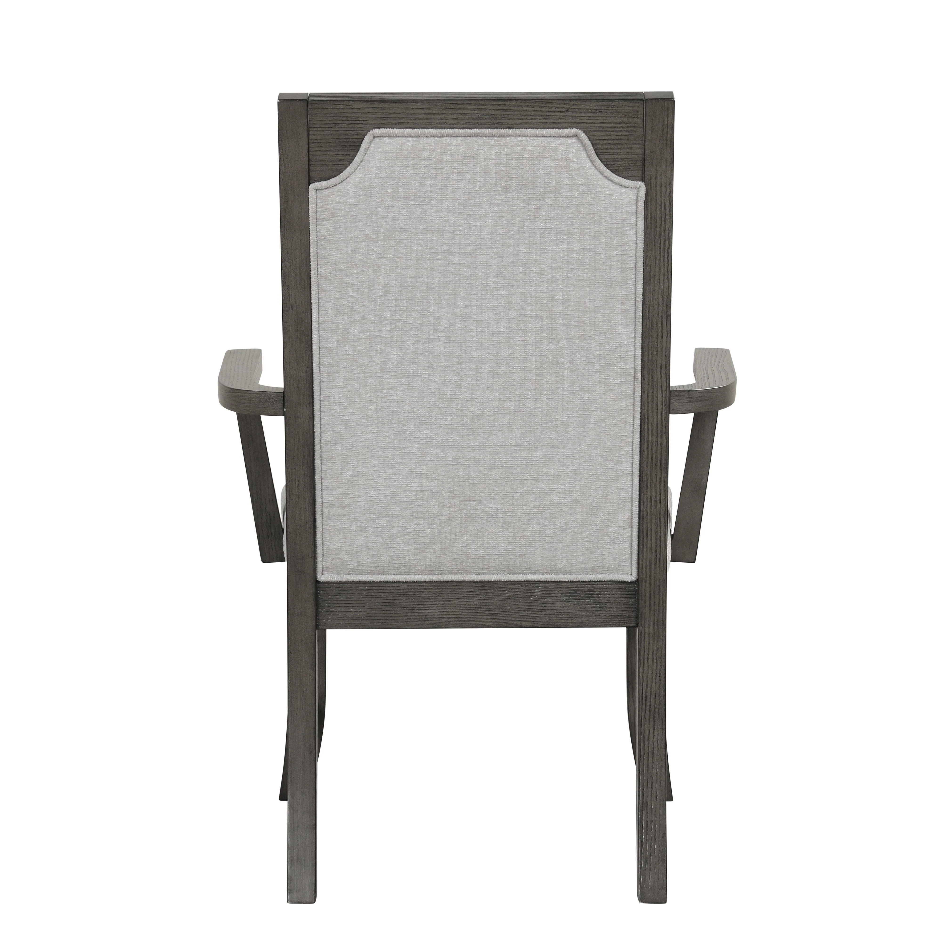 Lisbon Dining Arm Chair (2 Per Carton)-Gray - Image 4