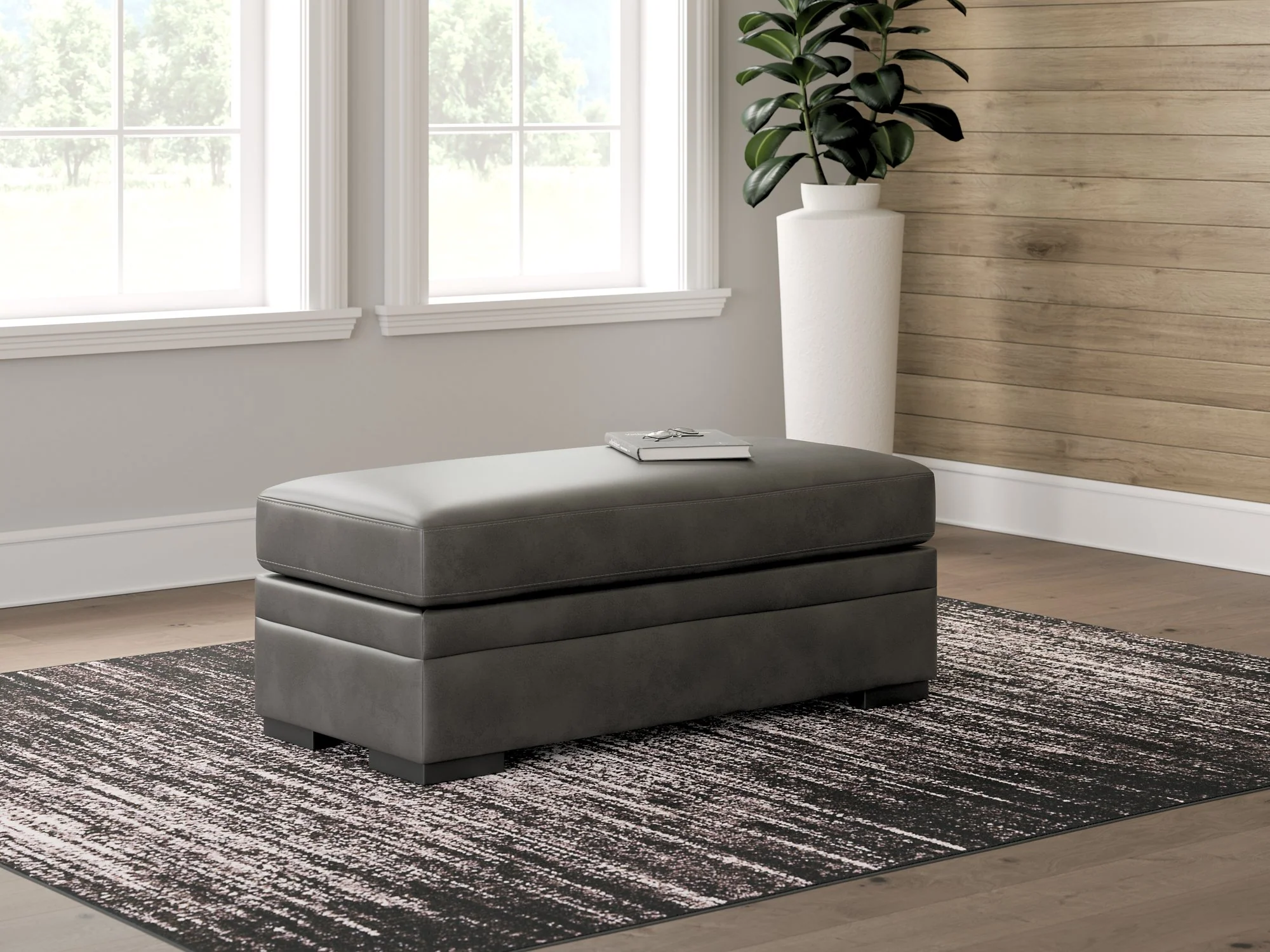 Lofton-Pike Oversized Accent Ottoman - Image 2