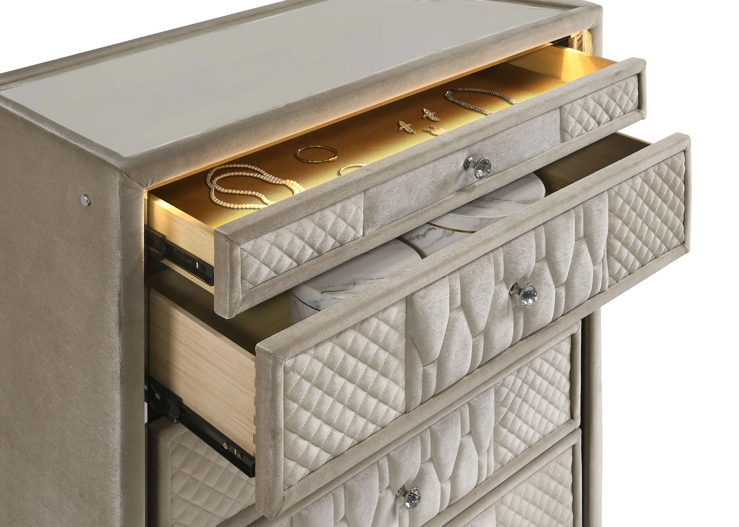 Lorient Chest of Drawers with LED Lighting - Image 11