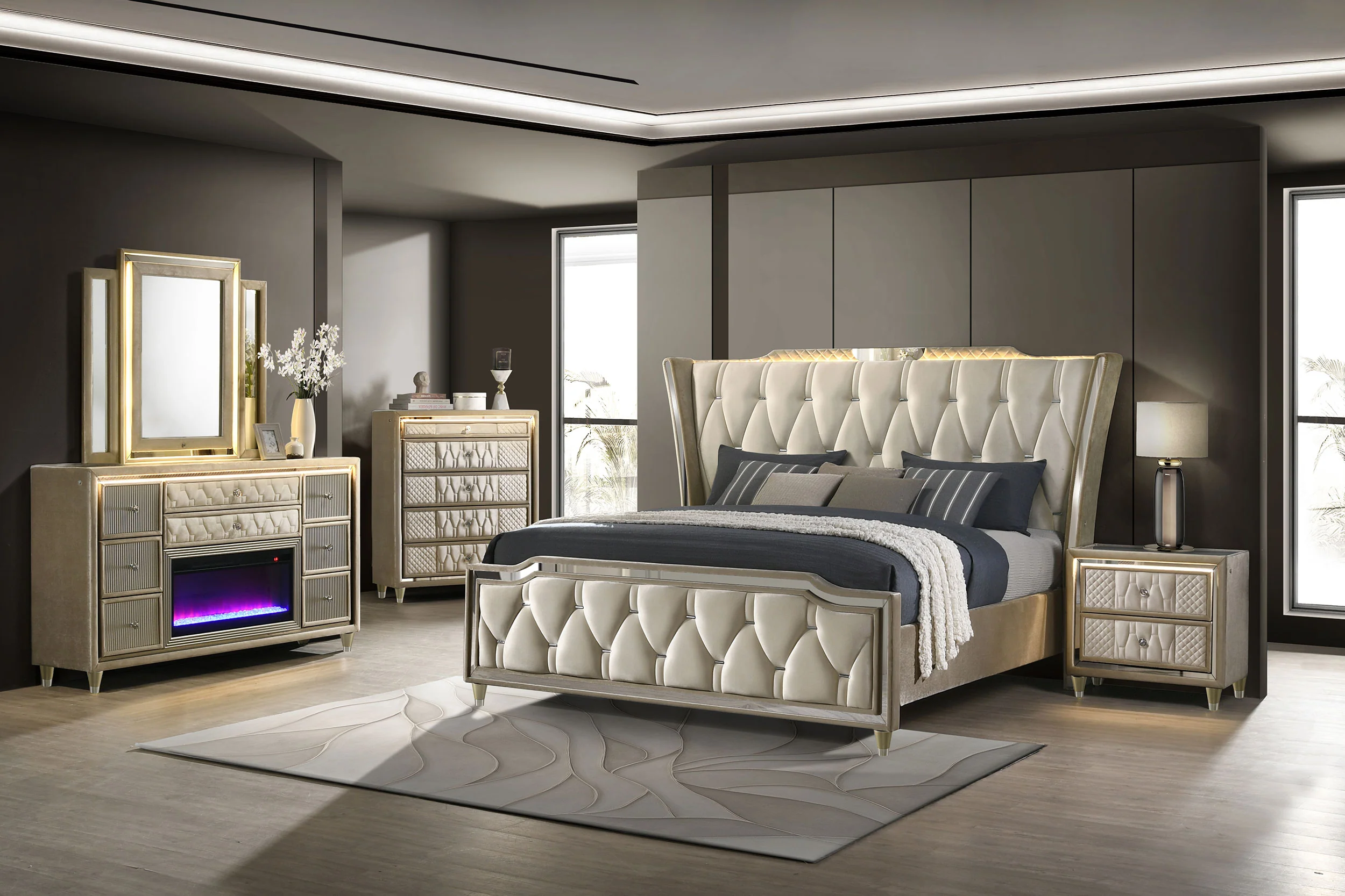 Lorient Chest of Drawers with LED Lighting - Image 18