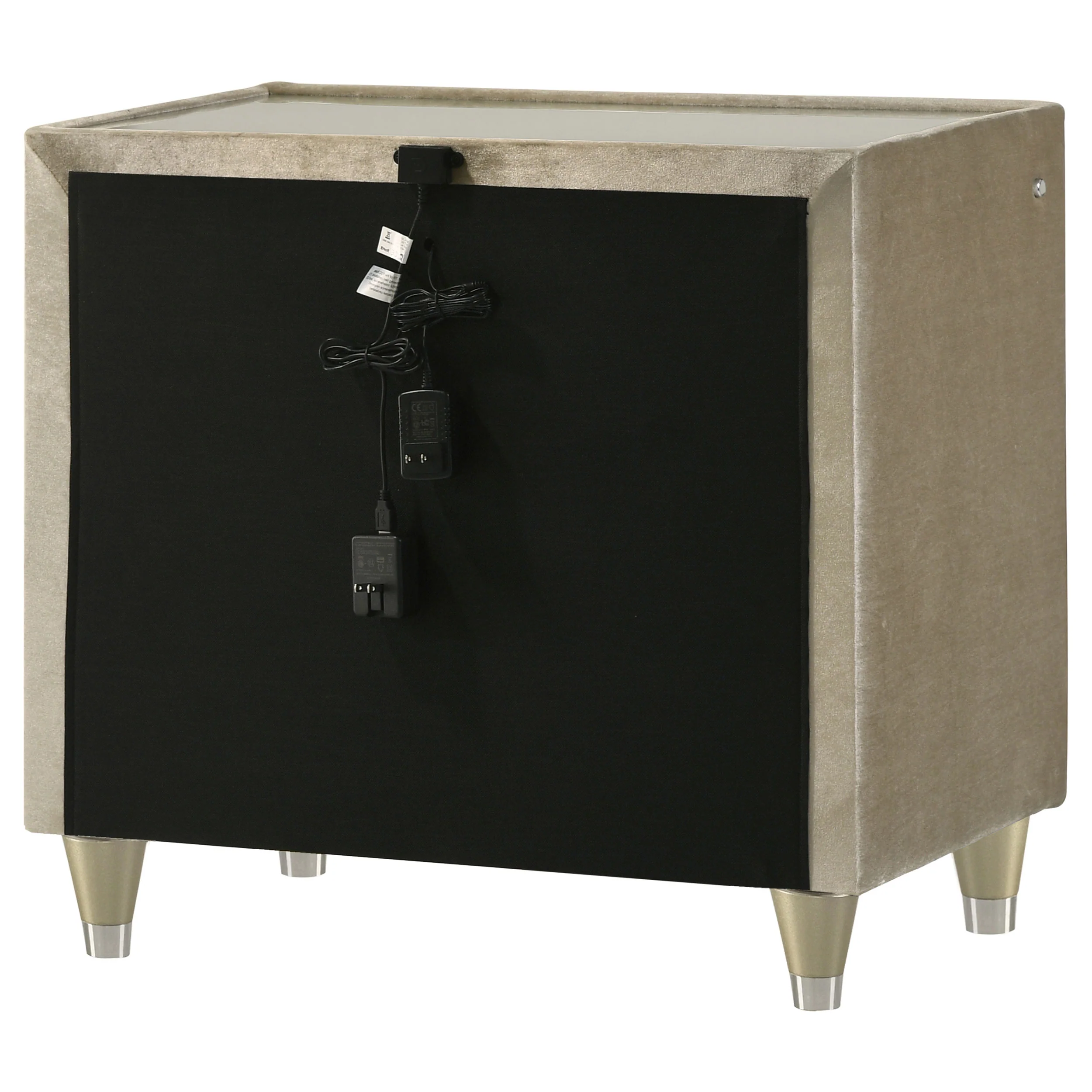 Lorient Nightstand with LED Lighting - Image 8