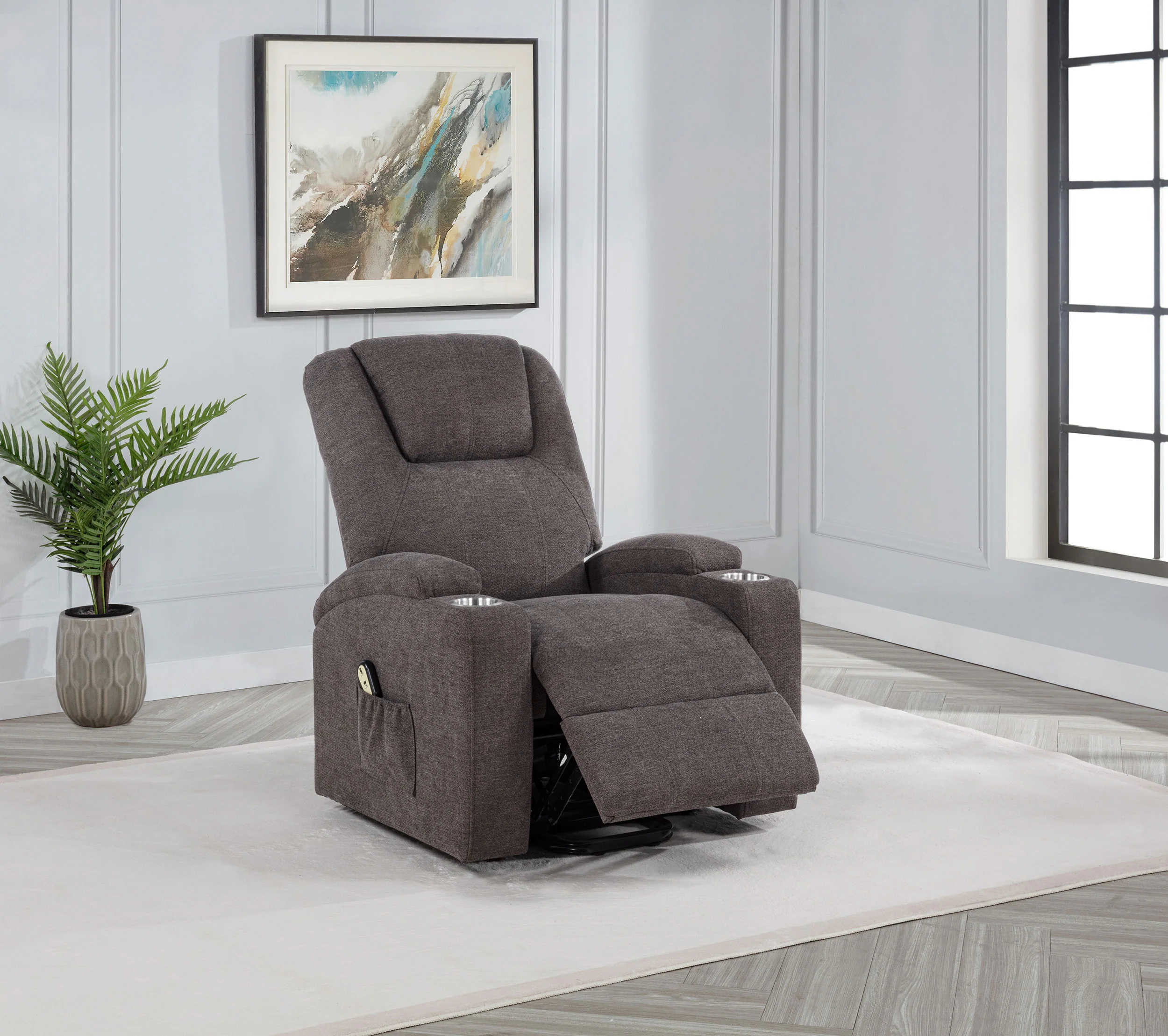 Louie Power Lift Massage Recliner - Image 18