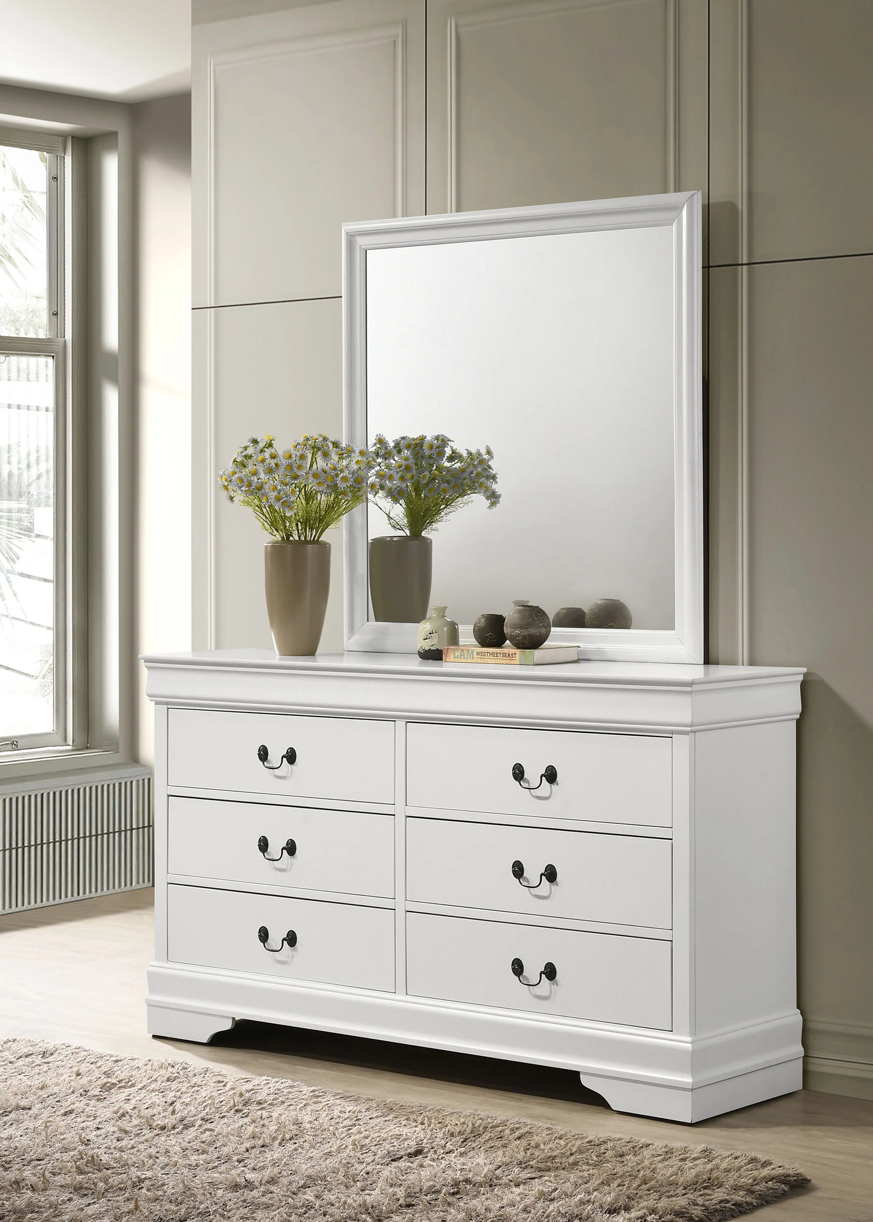 Louis Philippe Dresser with Mirror - Image 14