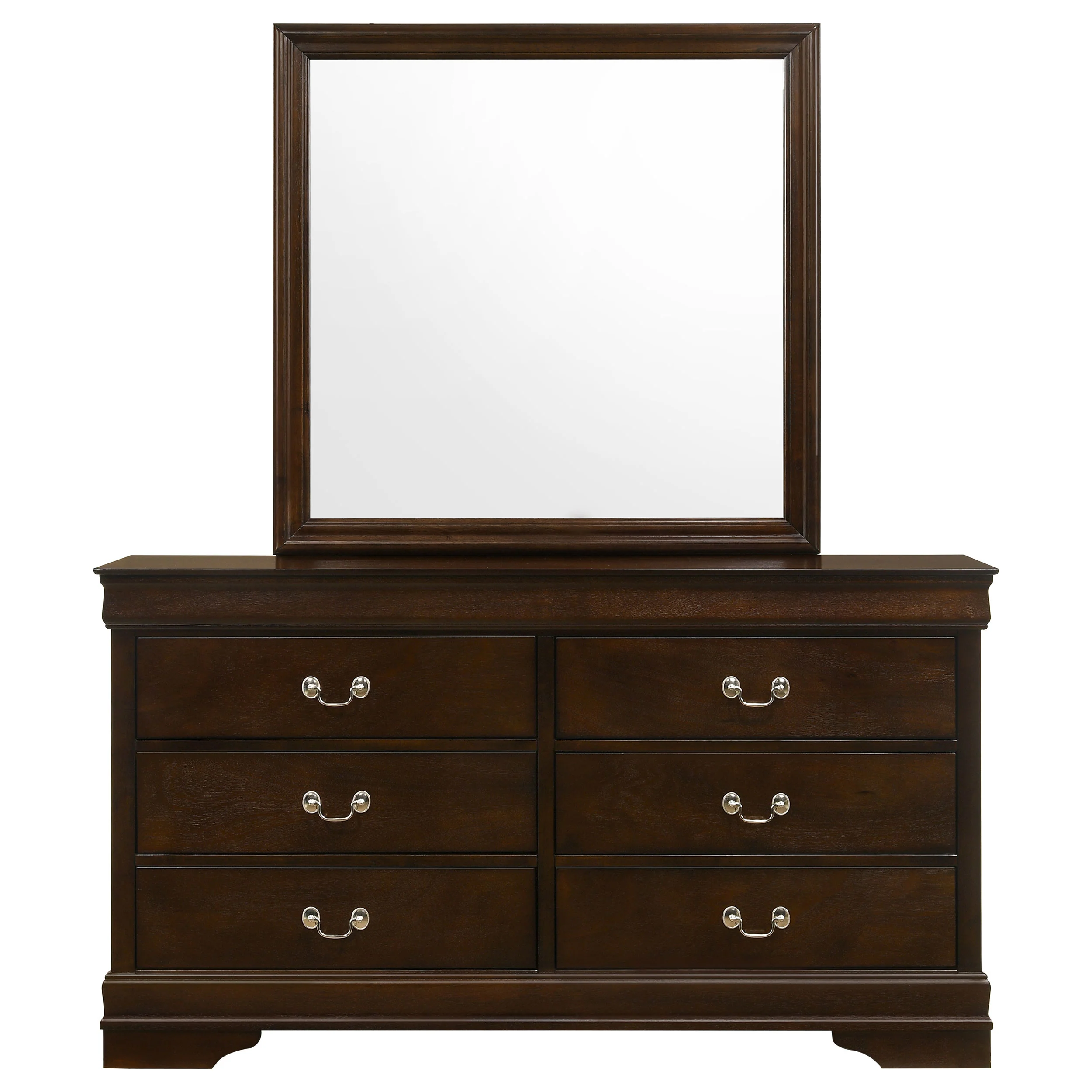 Louis Philippe Dresser with Mirror - Image 3