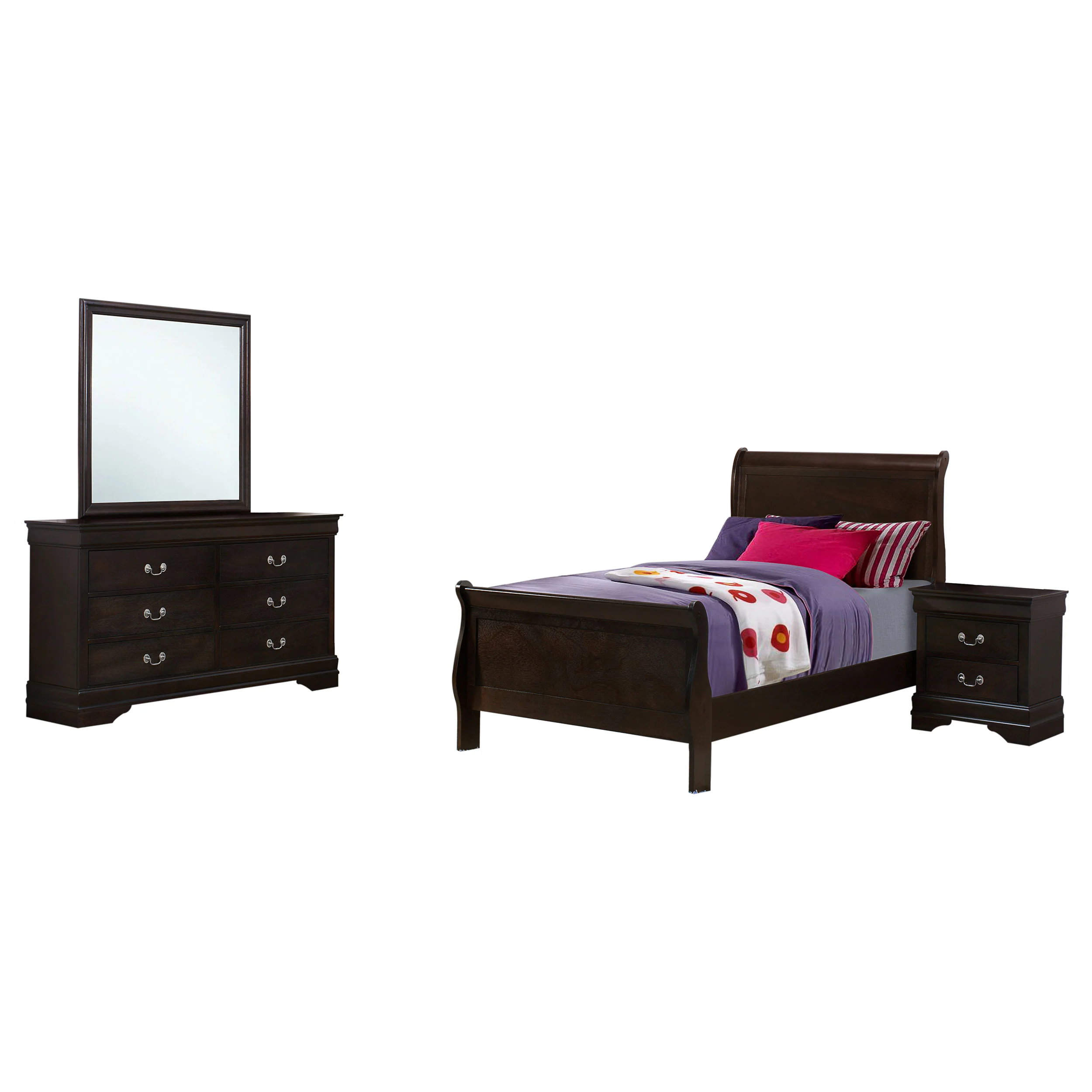 Louis Philippe Bedroom Set - Image 116
