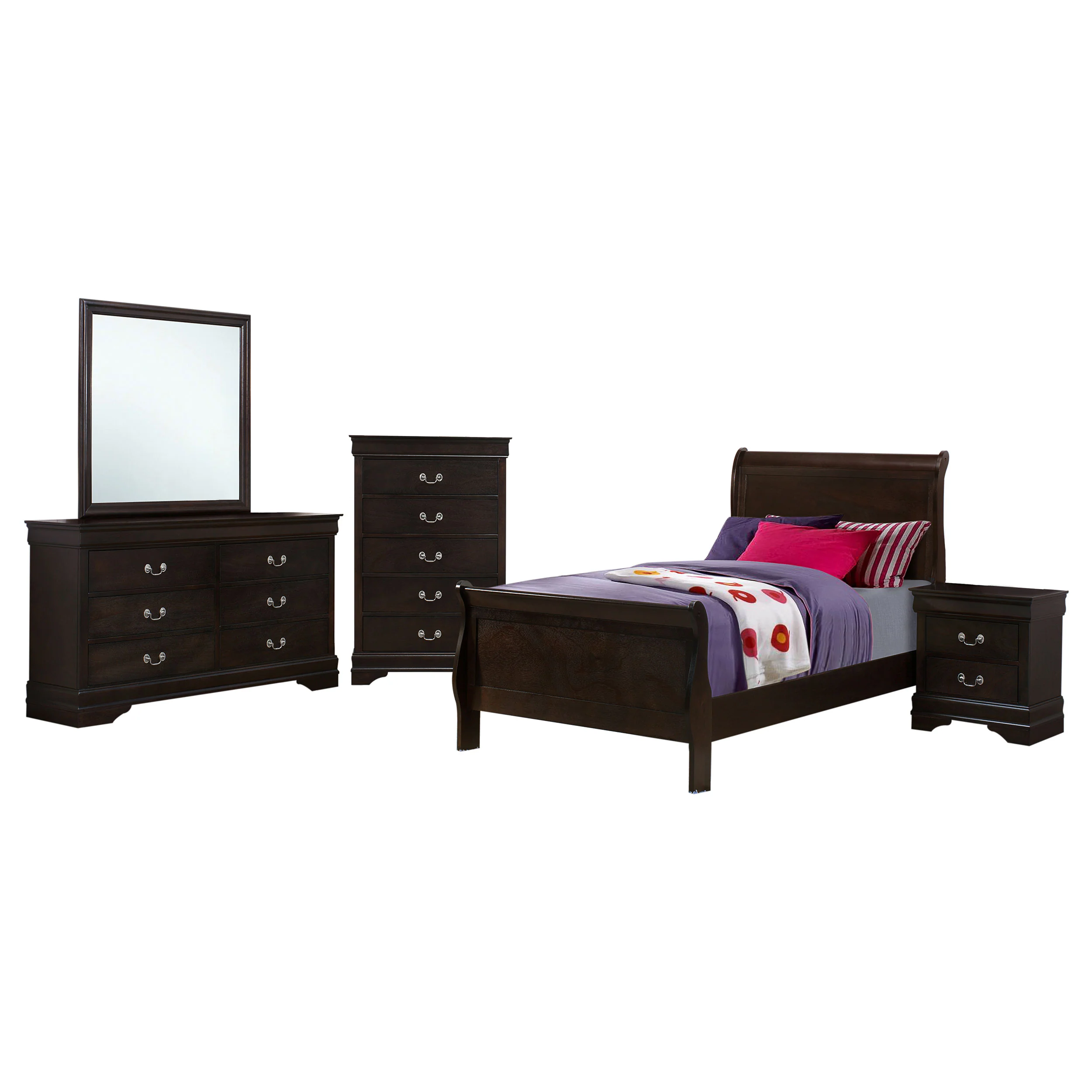 Louis Philippe Bedroom Set - Image 133