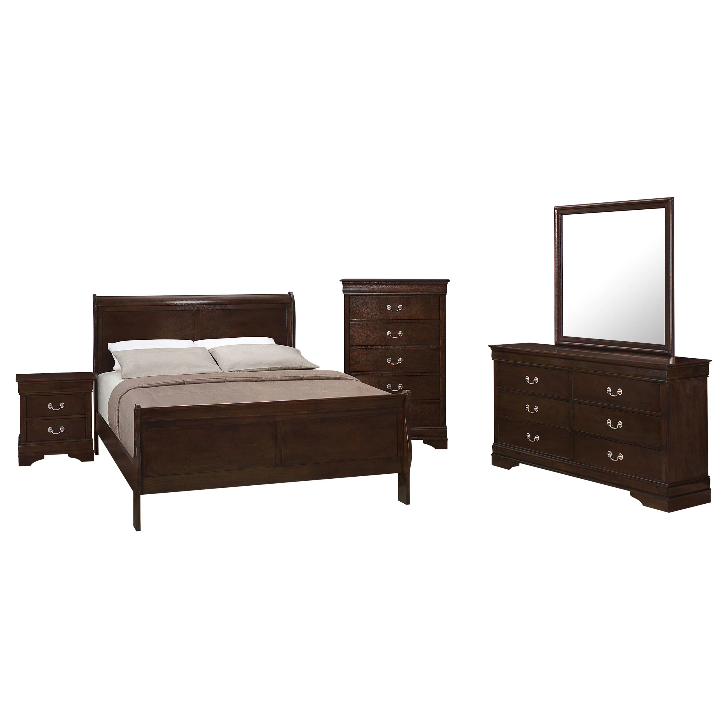 Louis Philippe Bedroom Set - Image 22